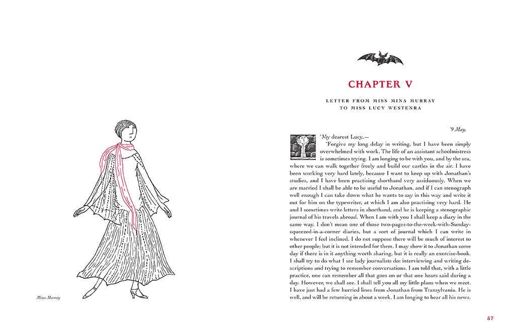 Dracula - Bat Painted Edges x Edward Gorey Cover Edition