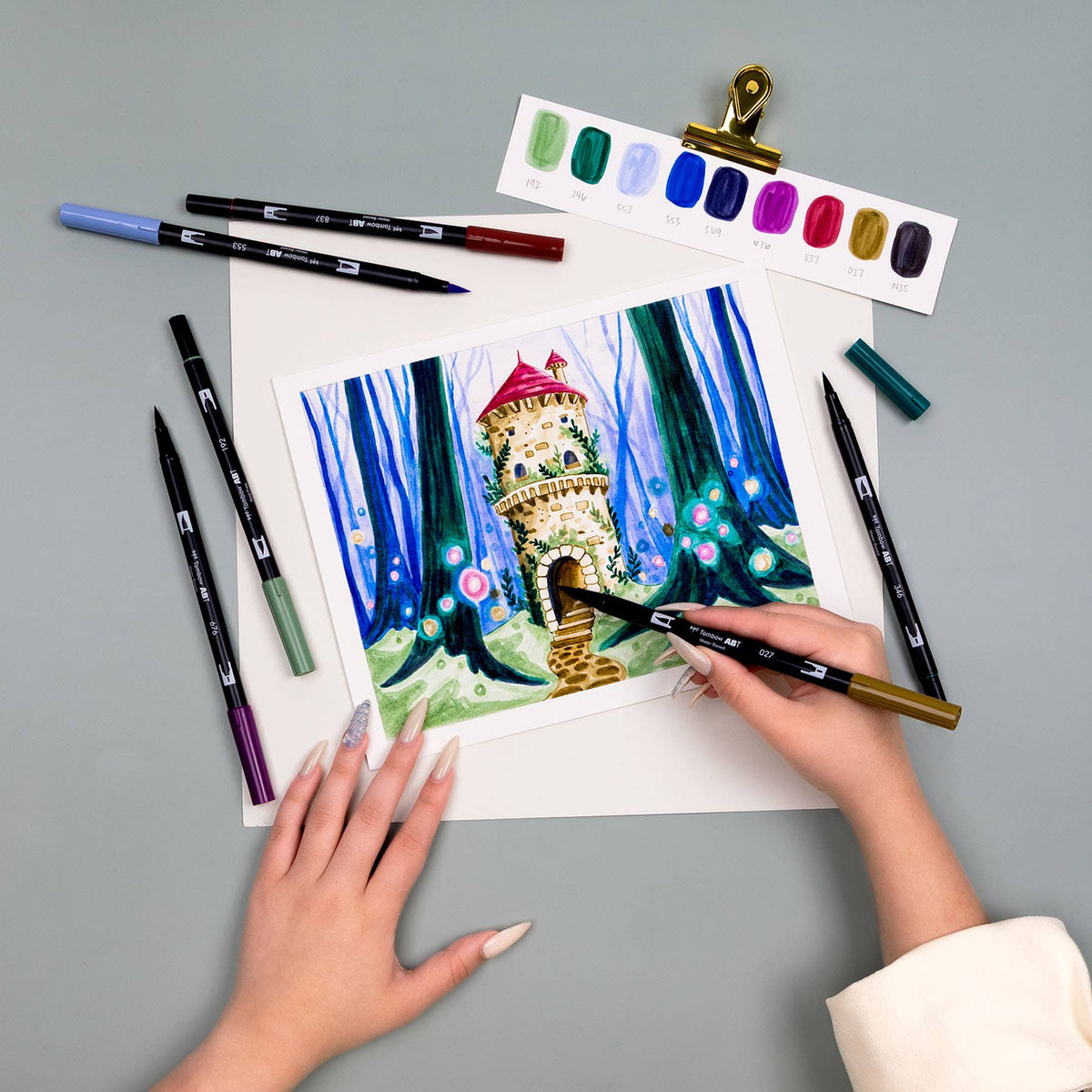 Tombow Dual Brush Pens - Dragons 10 Pack