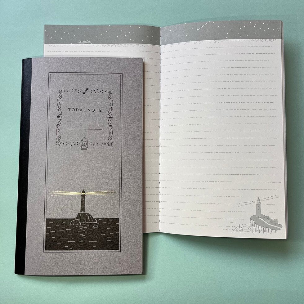 Lighthouse Slim Notebook - Day & Night