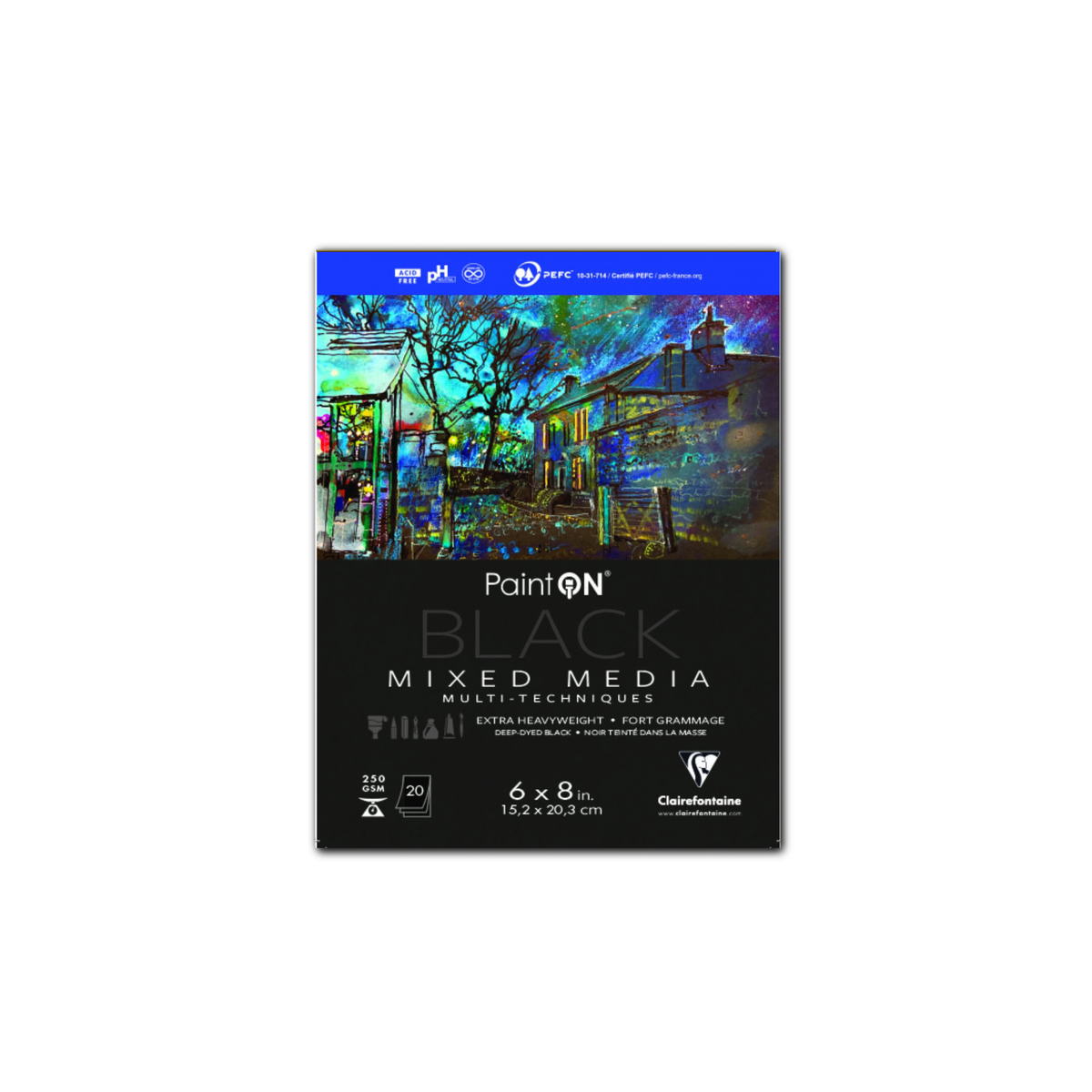 Mixed Media Pads - 6 Colors