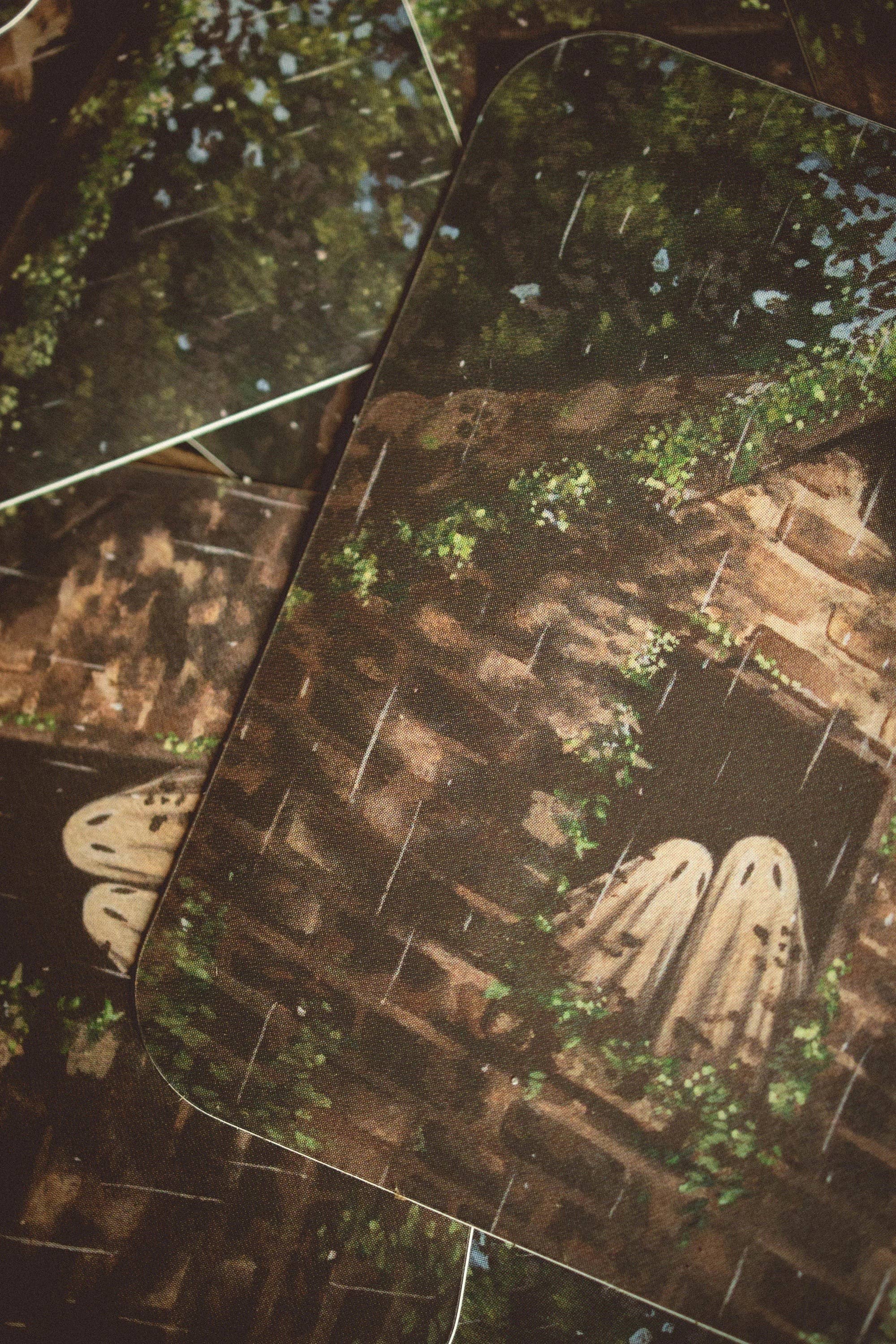 Gloomy Grove Ghost Illustration Stickers - 24 Options