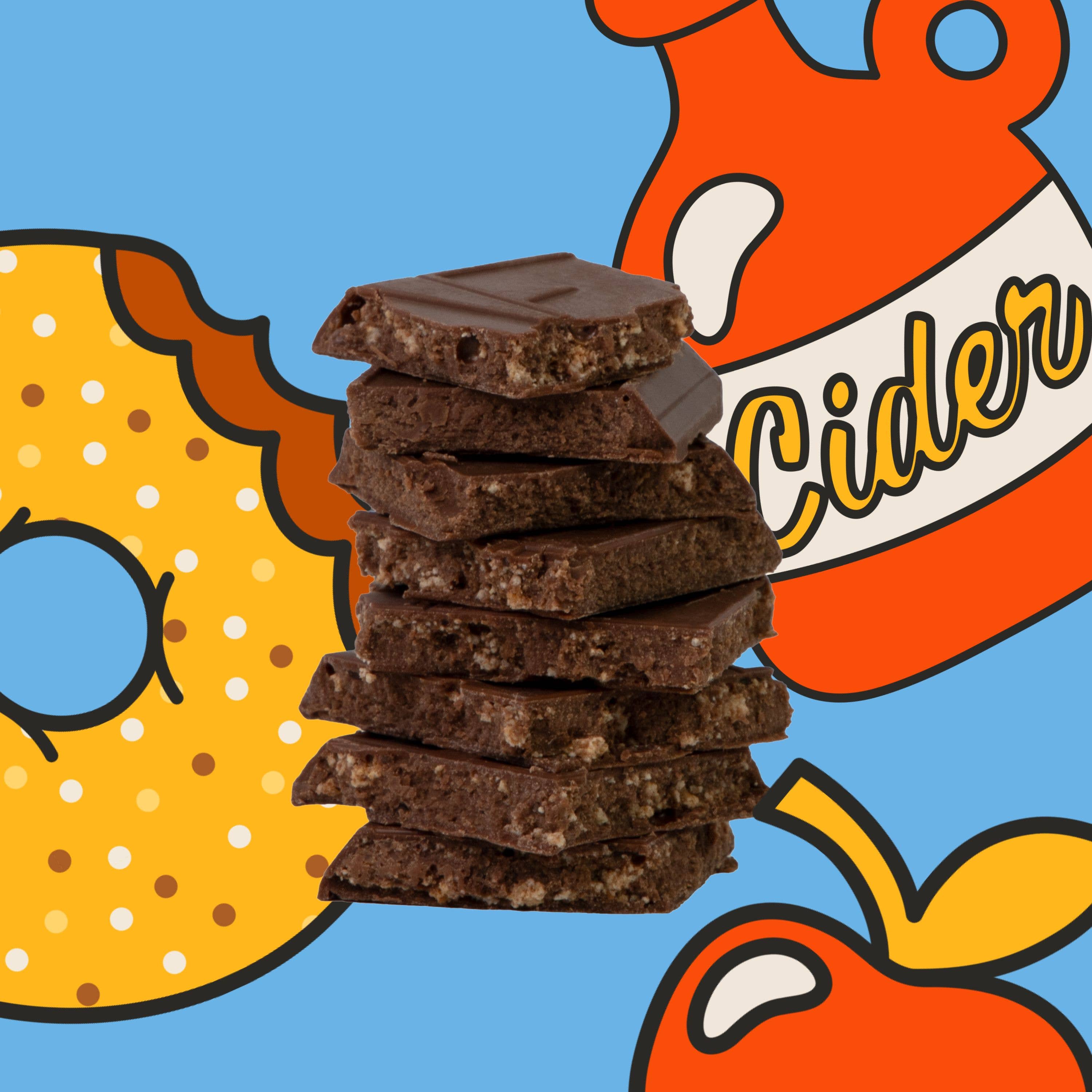 Apple Cider Donuts Chocolate Bar