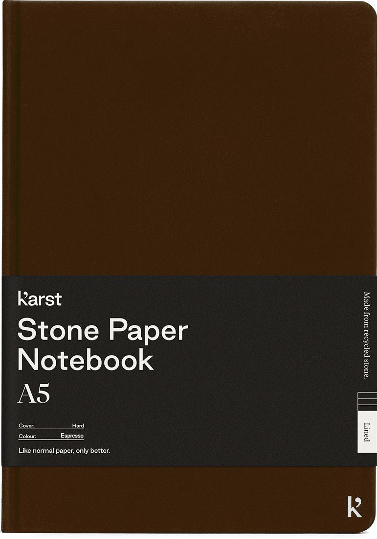 Karst A5 Stone Paper Hardcover Notebook - 9 Colors