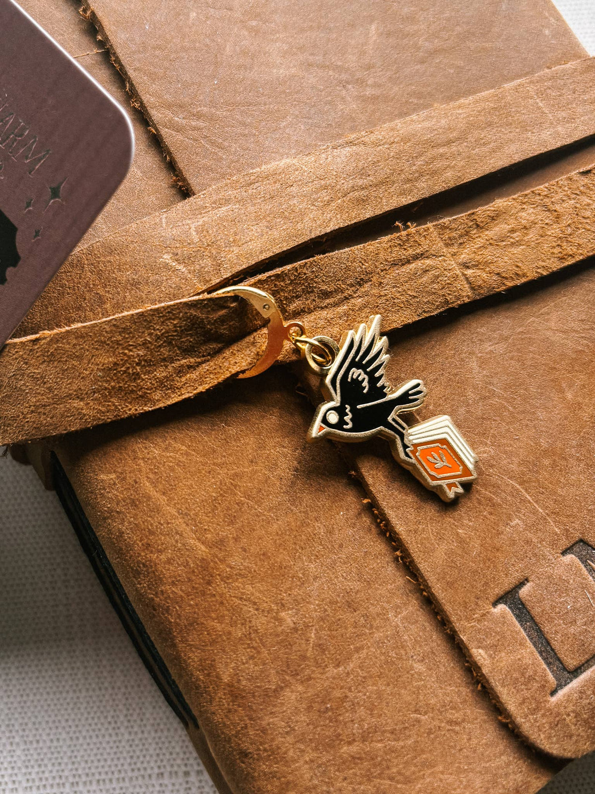The Book Thief Crow Journal Charm