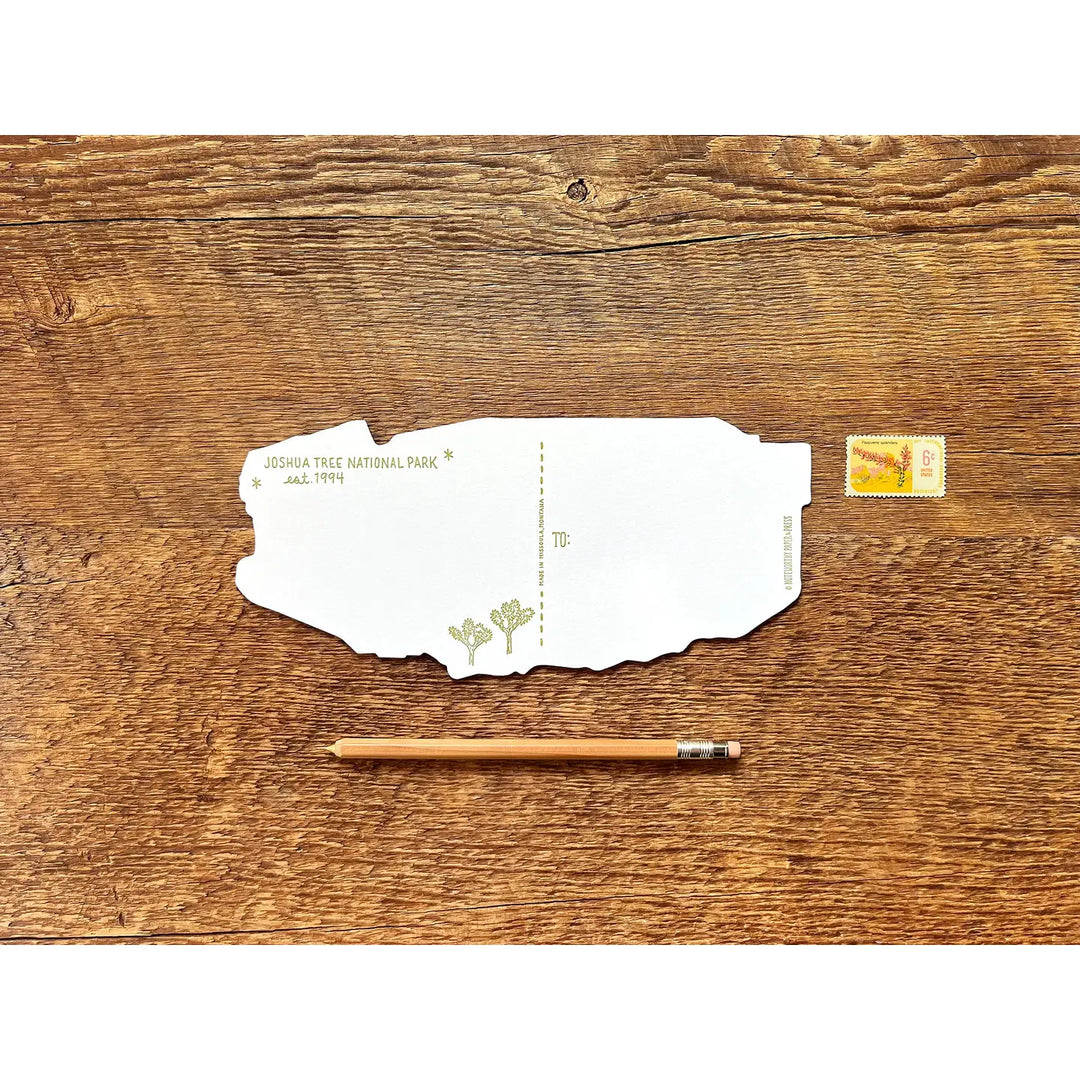 National Parks Die Cut Map Postcards - 11 Parks