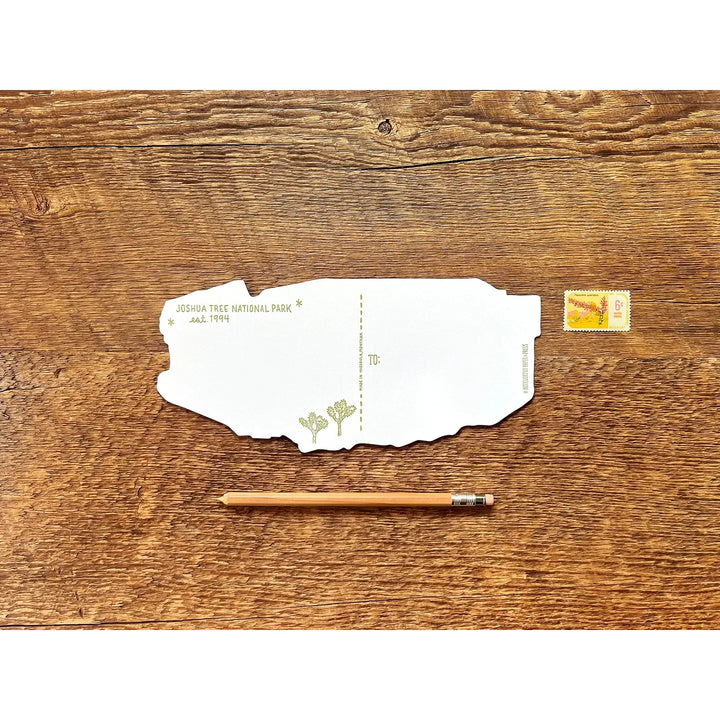 National Parks Die Cut Map Postcards - 11 Parks