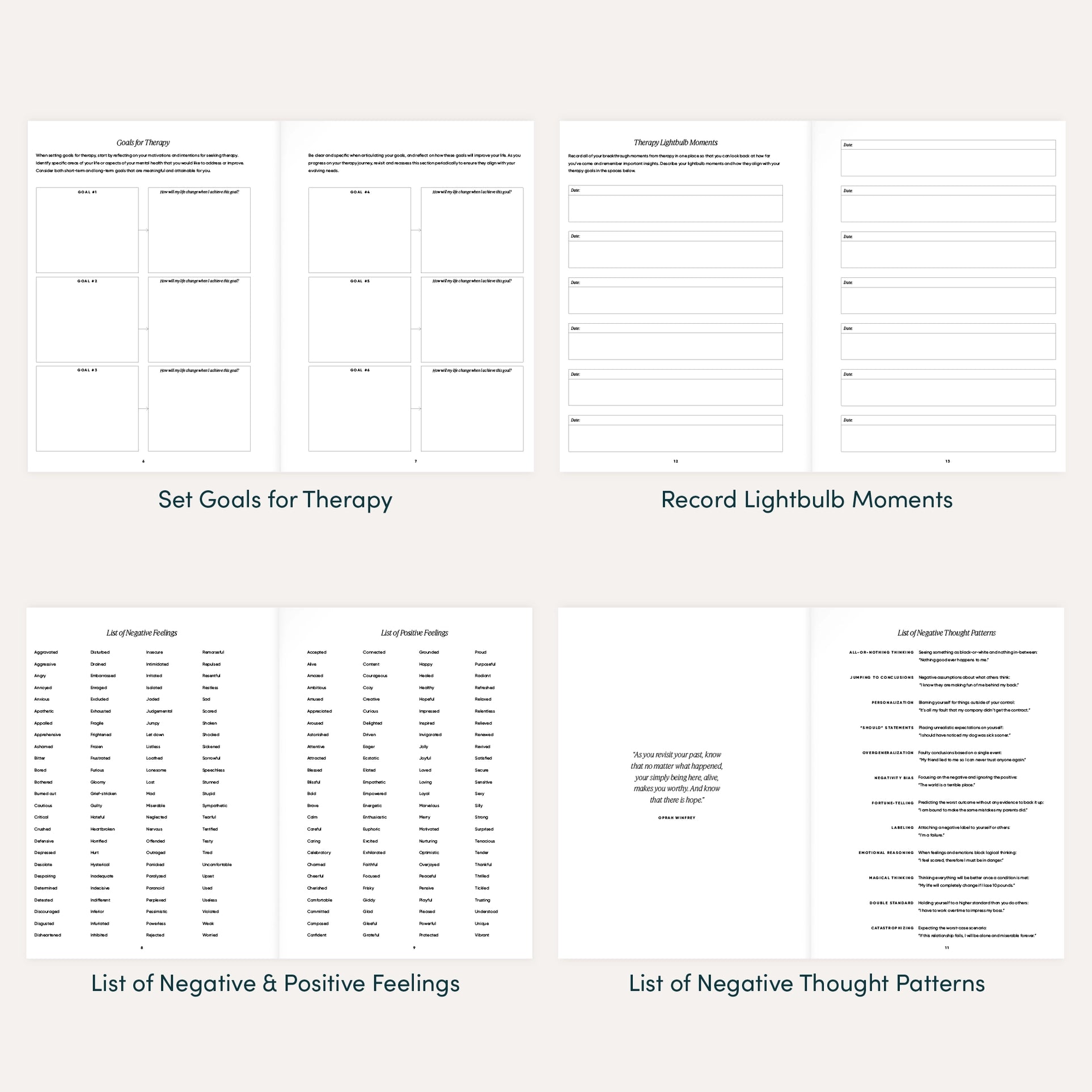 The Therapy Companion Guided Journal