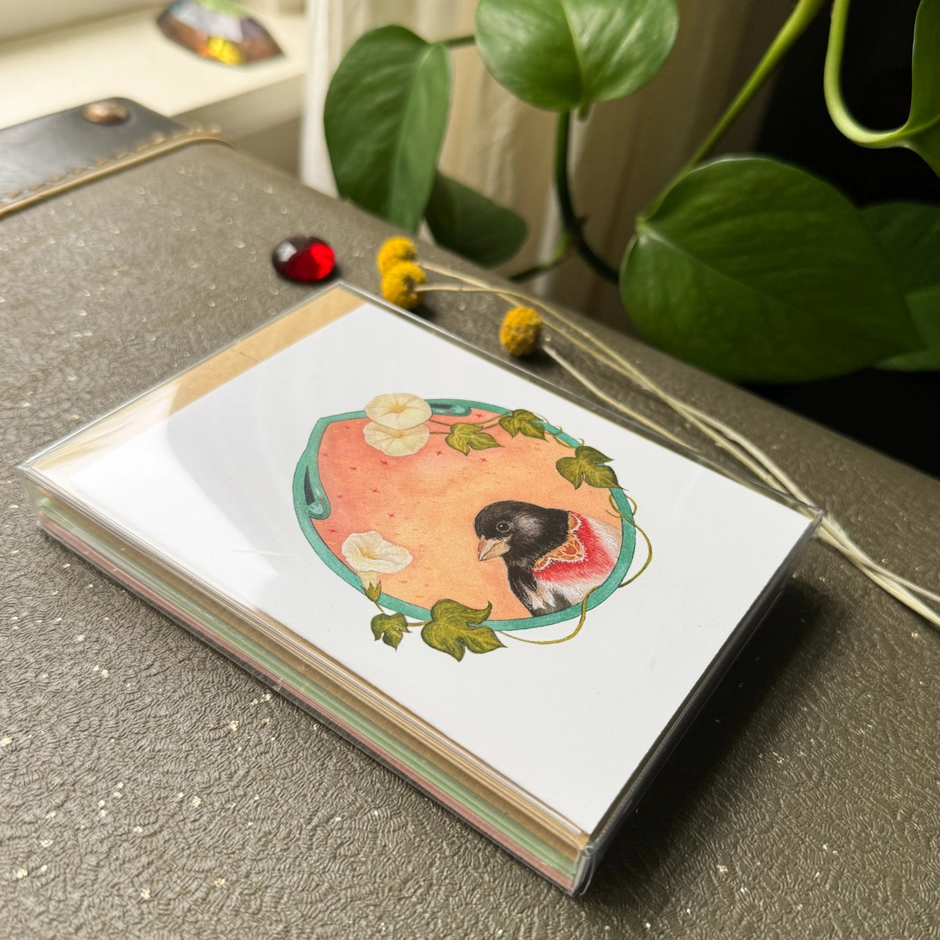 Floral Flight Crew Card Set