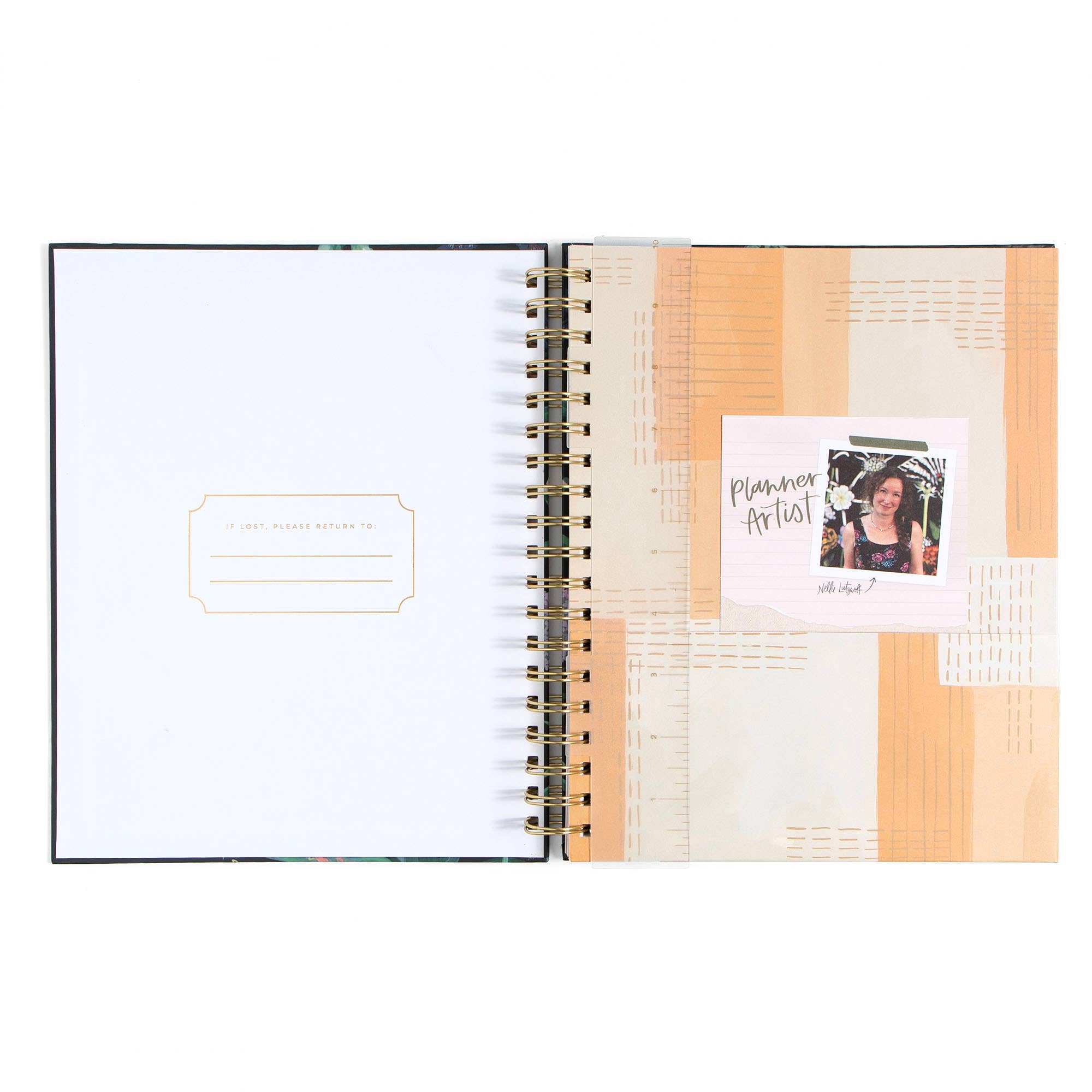 Dark Riverbend Floral Planner: 2026 Calendar Year