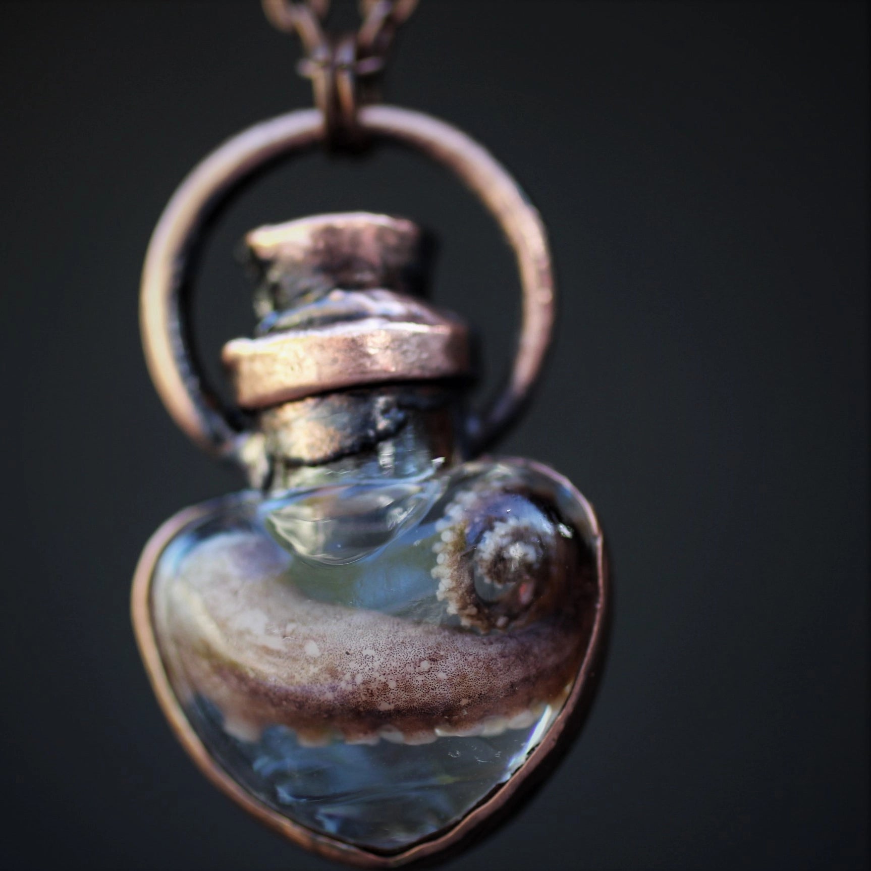 Octopus Tentacle Wet Specimen Necklace