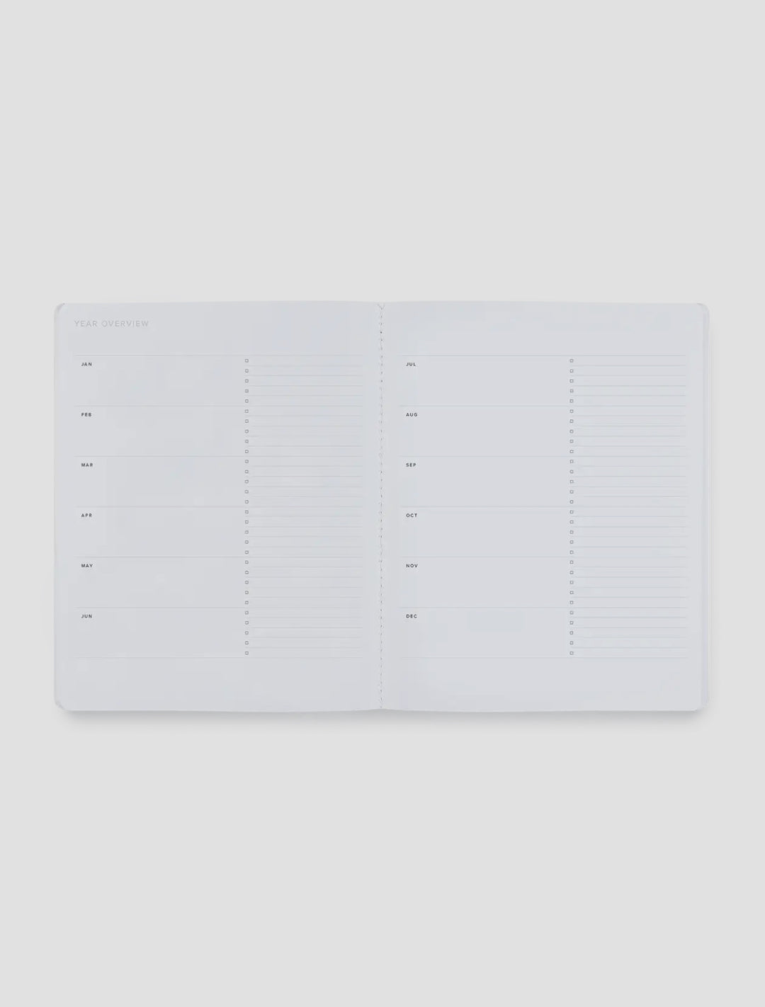 Undated Monthly Planner