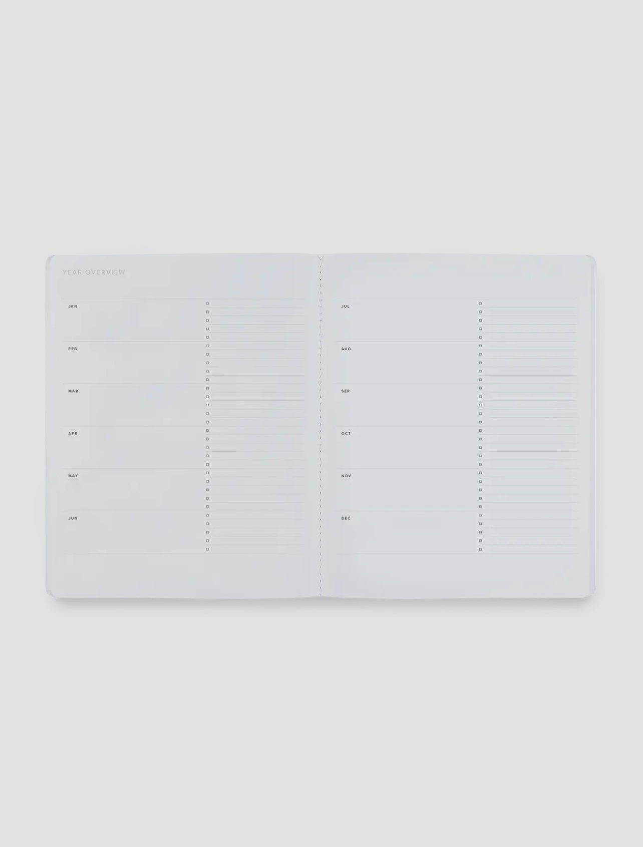 Appointed Undated Monthly Planner - 3 Colors