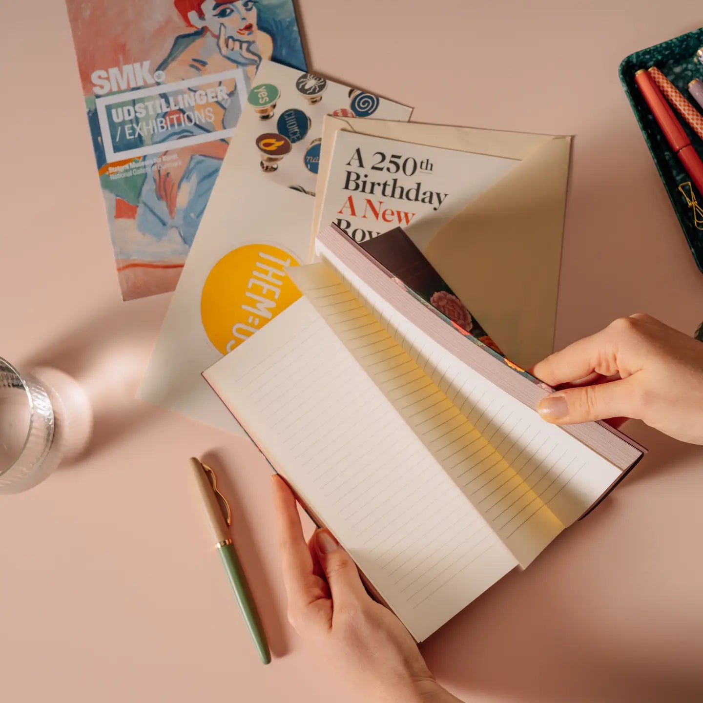 Persephone's Floral Lined Notebook