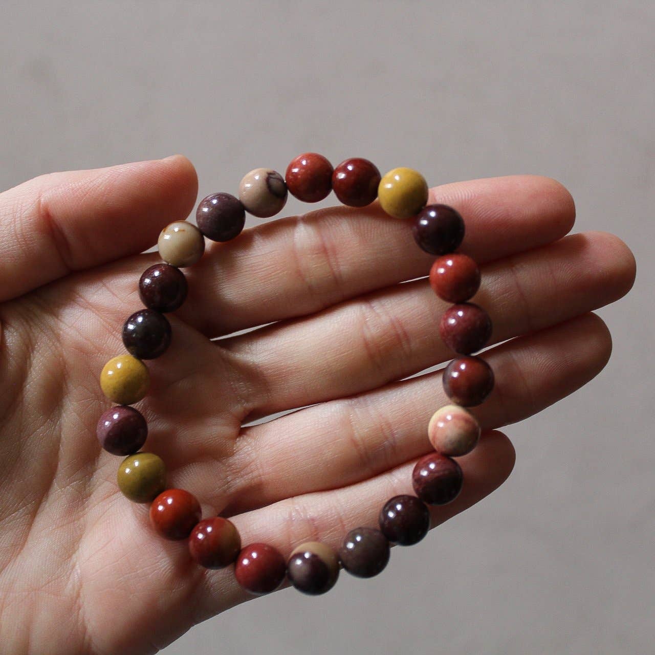 Mookaite Jasper - Crystal Bracelet