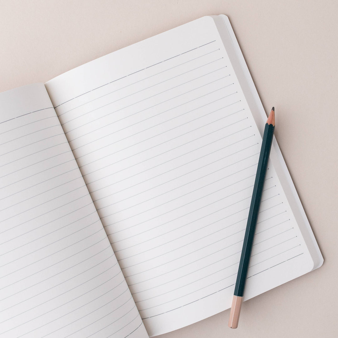 British Autumn Walk Lined Notebook