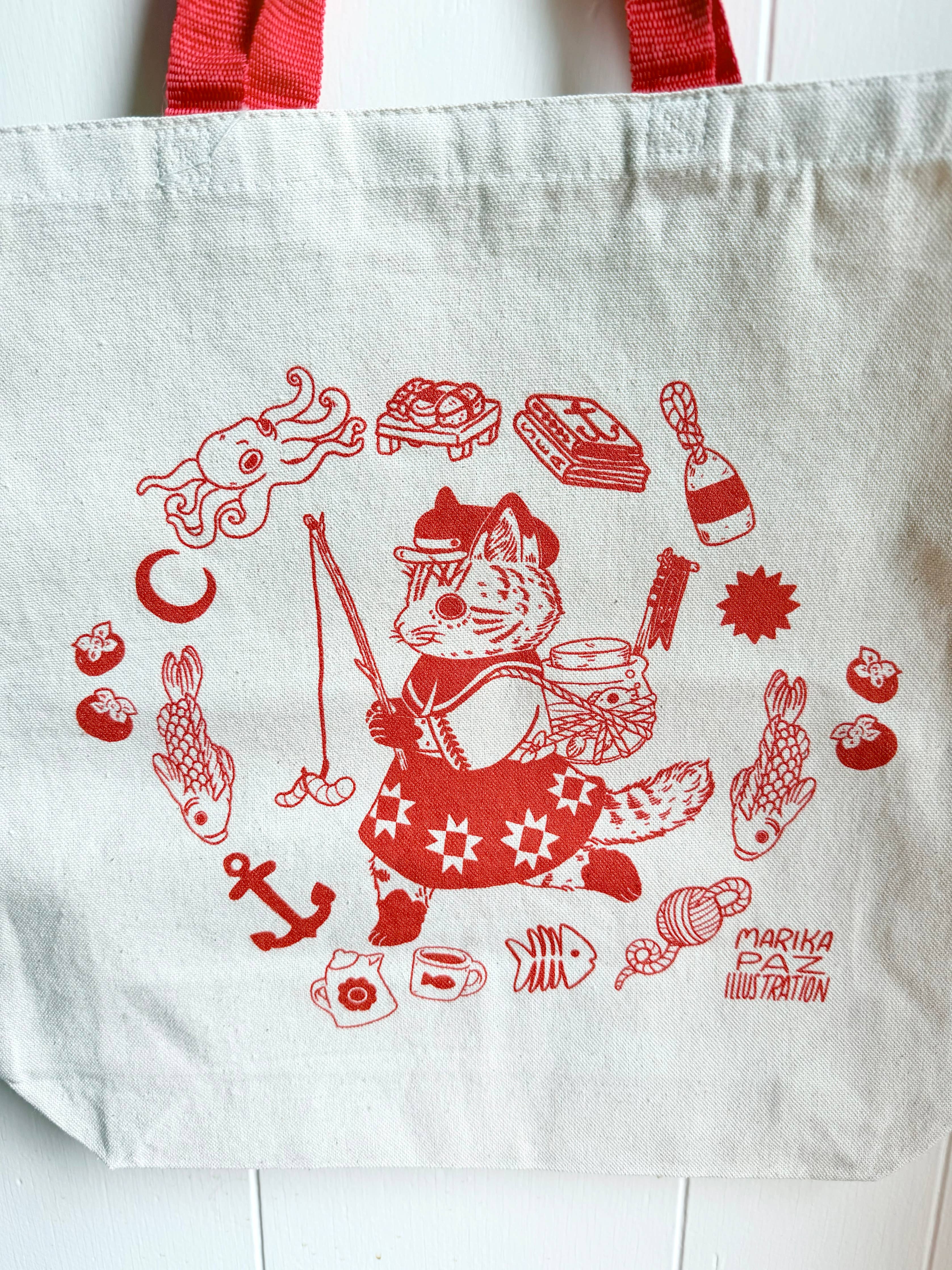 Fisher Cat Cotton Canvas Tote Bag