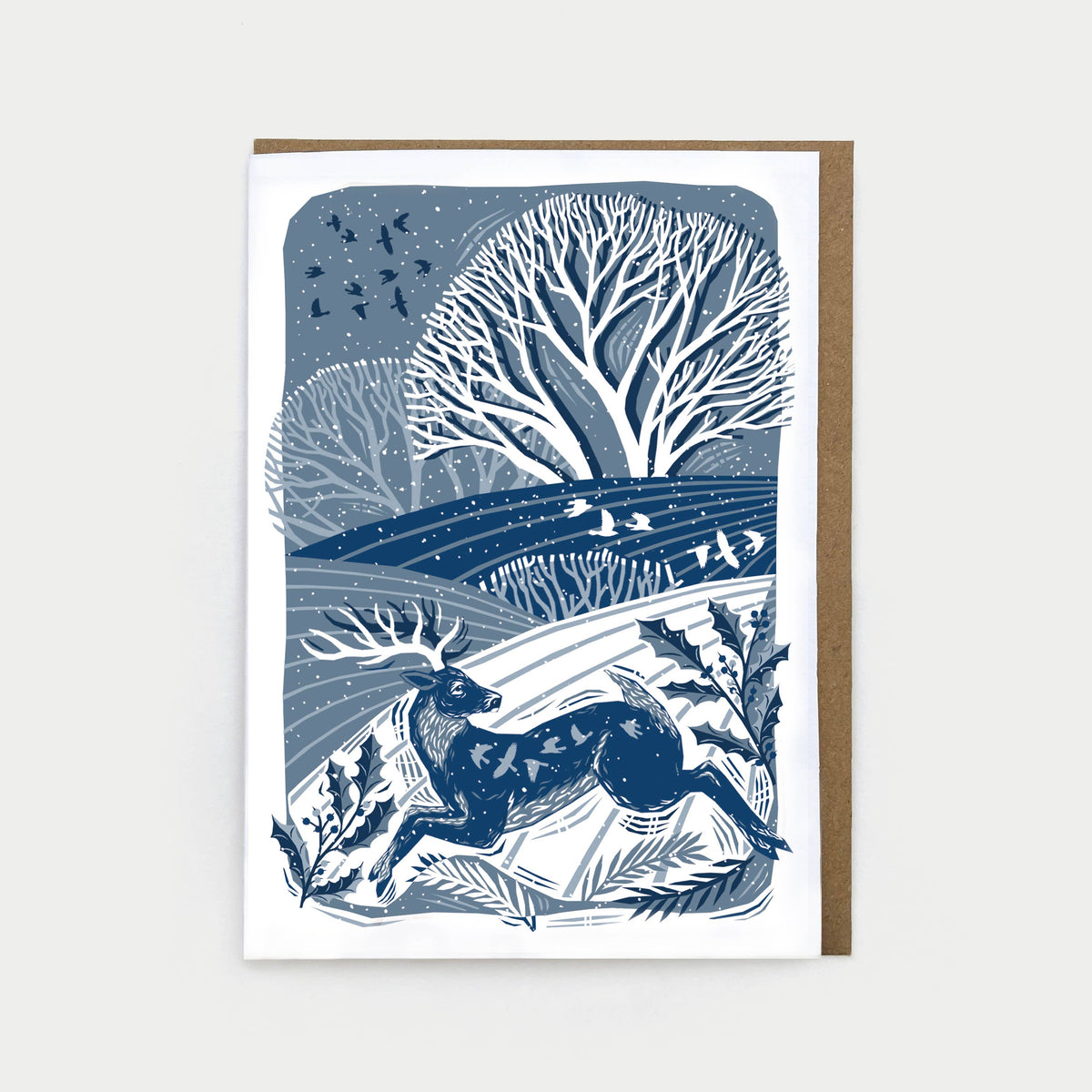 Leaping Deer Card