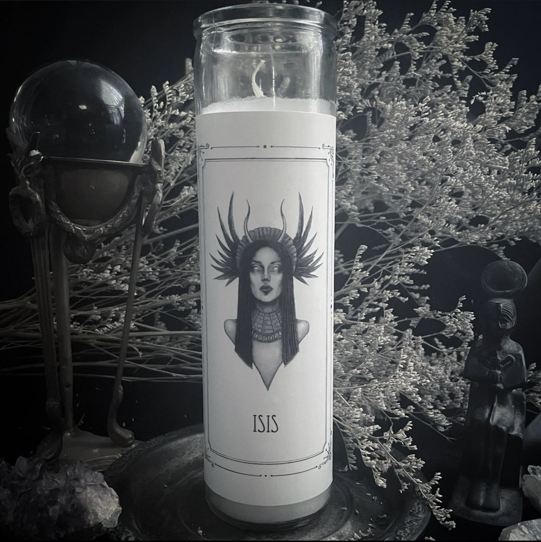Isis Devotional Candle Sticker