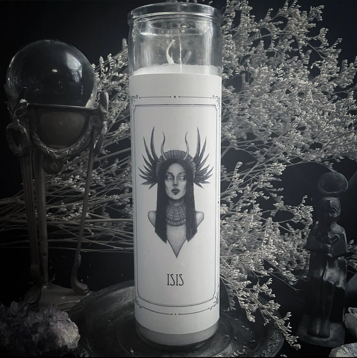 Isis Devotional Candle Sticker