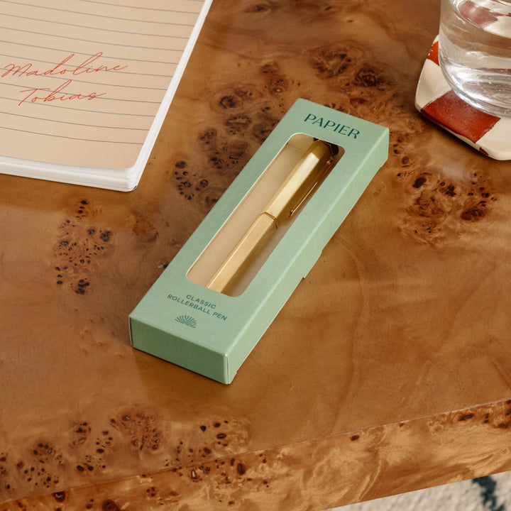 Classic Ballpoint Pen - Gold Hex