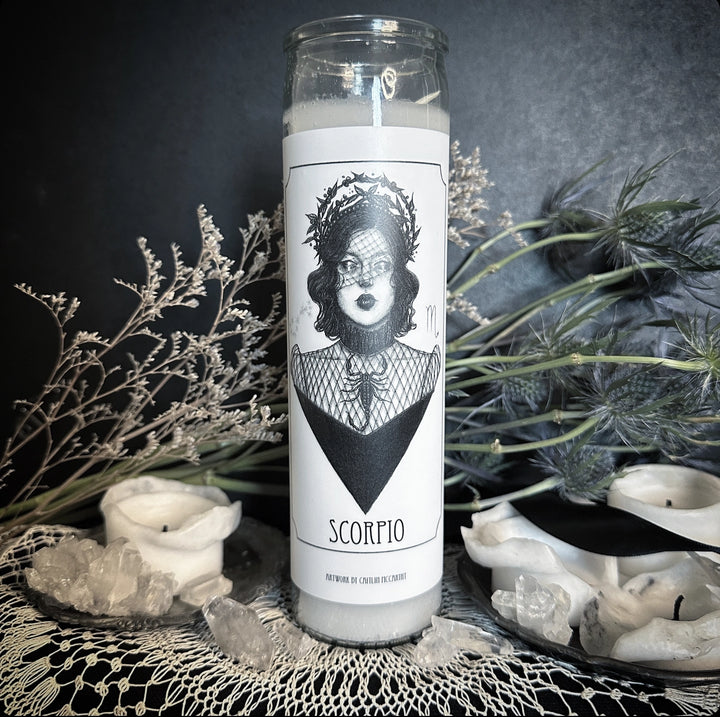 Scorpio Devotional Candle Sticker