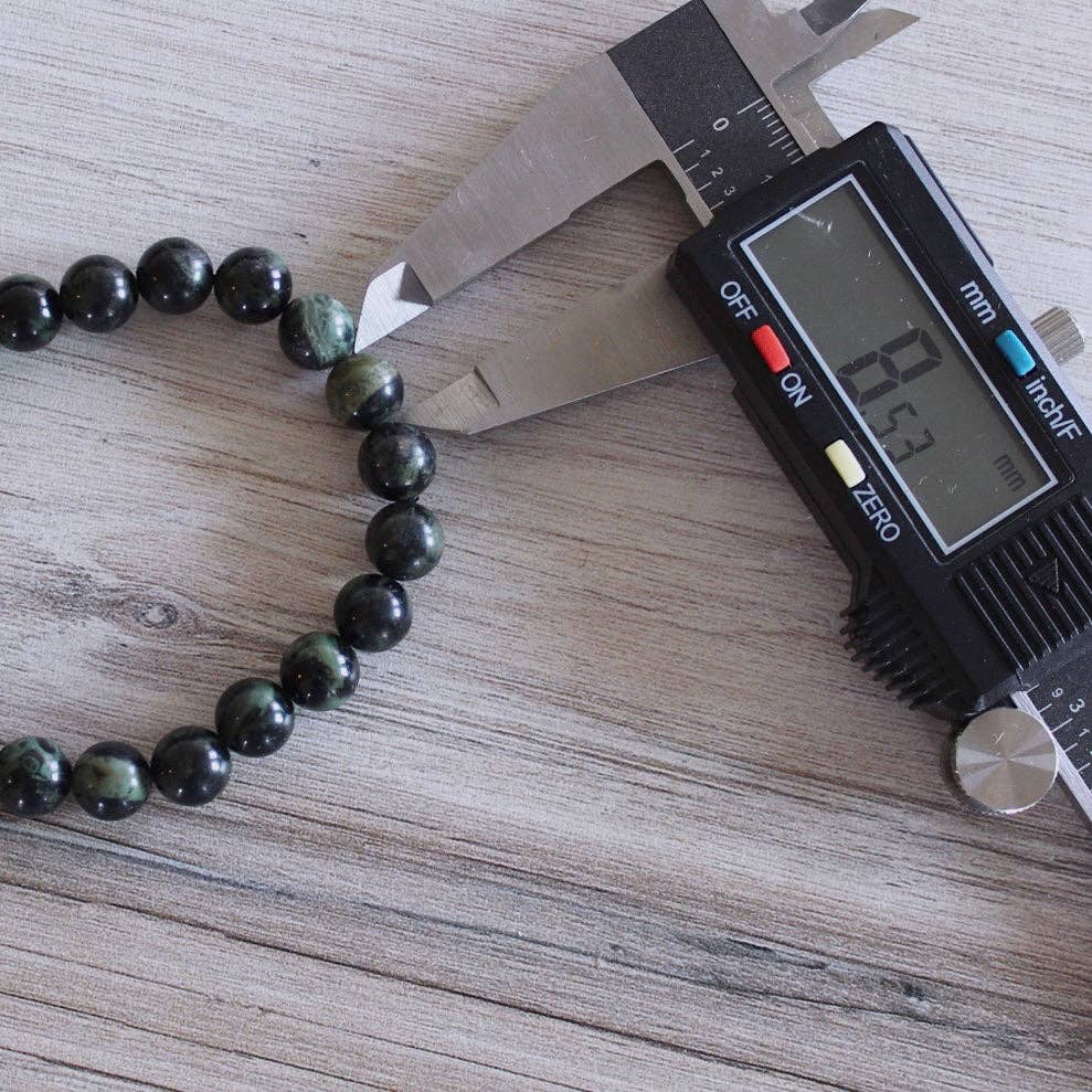 Kambaba Jasper - Crystal Bracelet