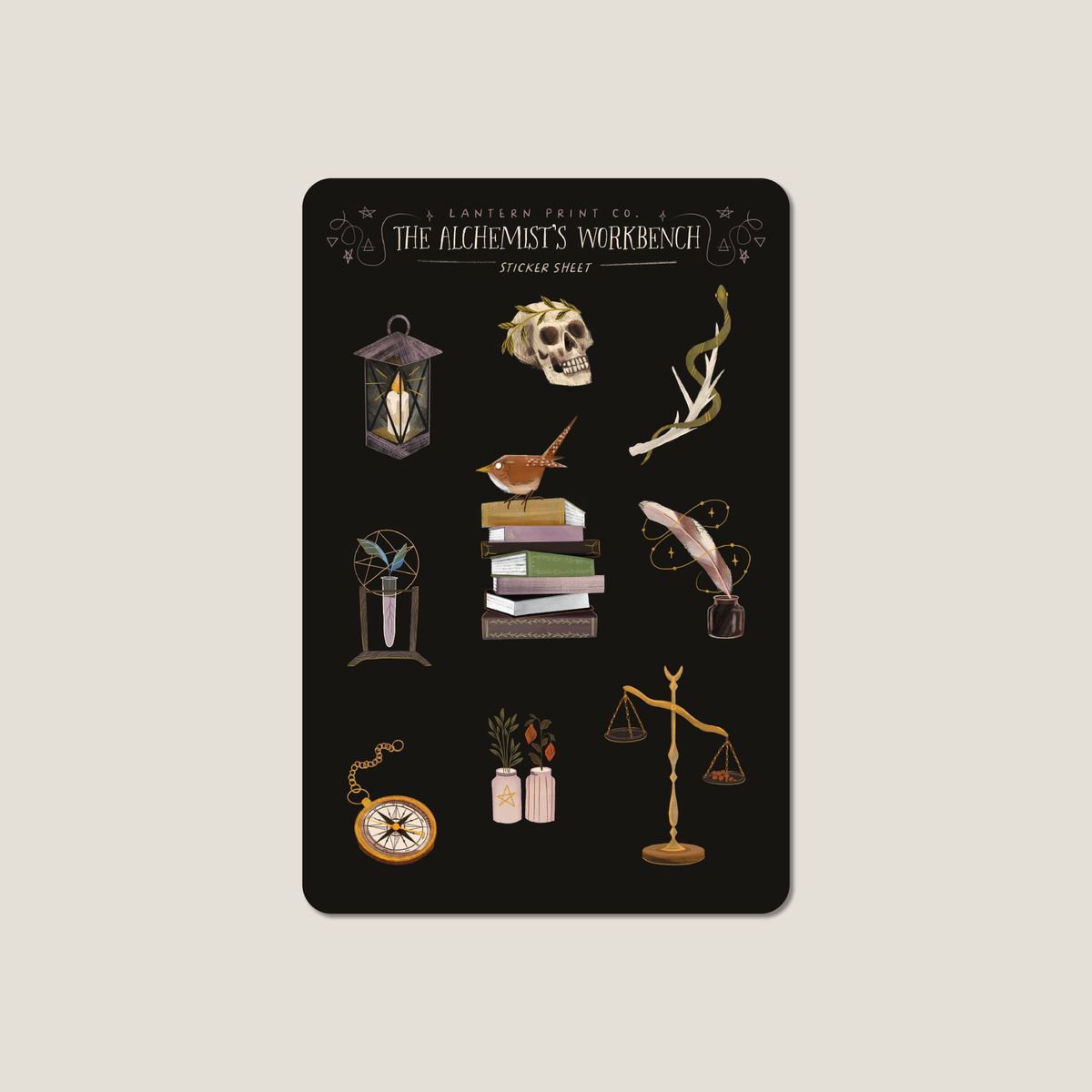 Alchemist Sticker Sheet – Of Aspen Curated Gifts