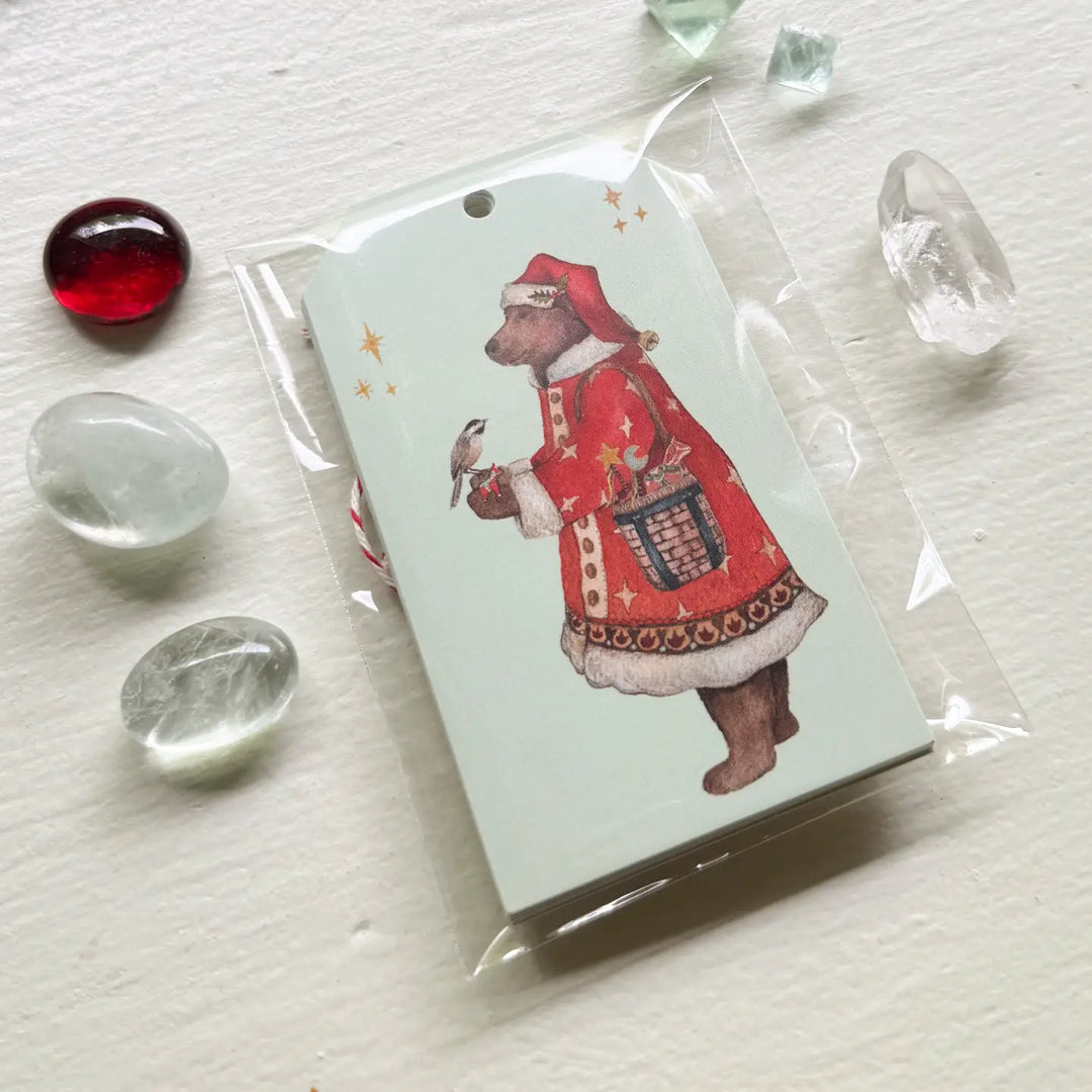 Magical Holiday Bear Gift Tags