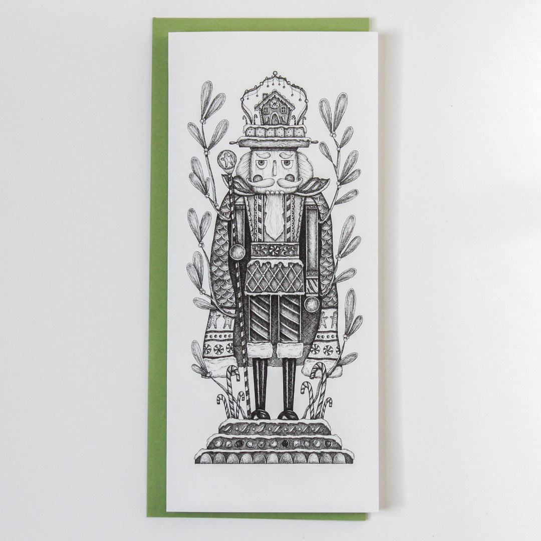 The Gingerbread Nutcracker | Greeting Card