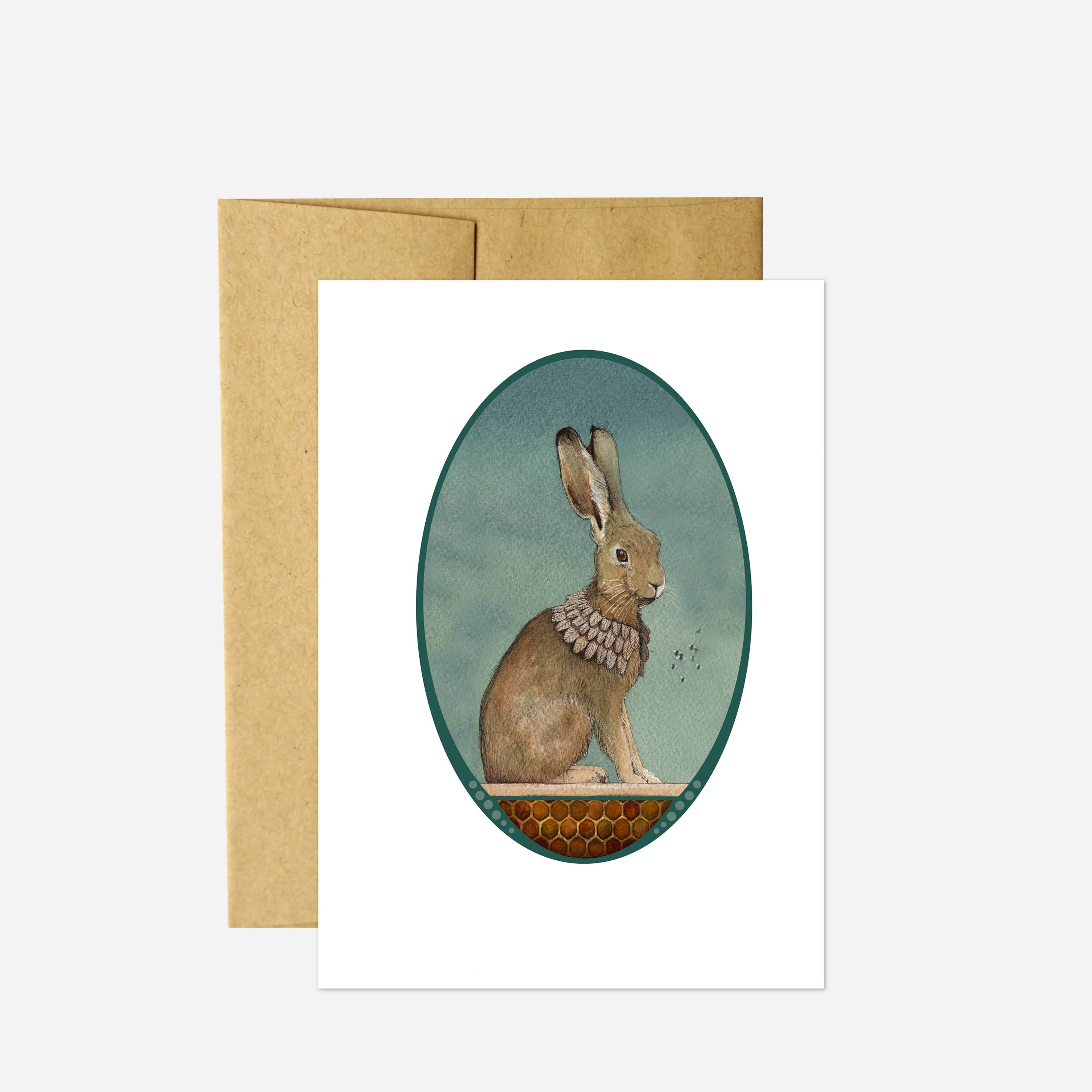 Woodland Home Rabbit Card