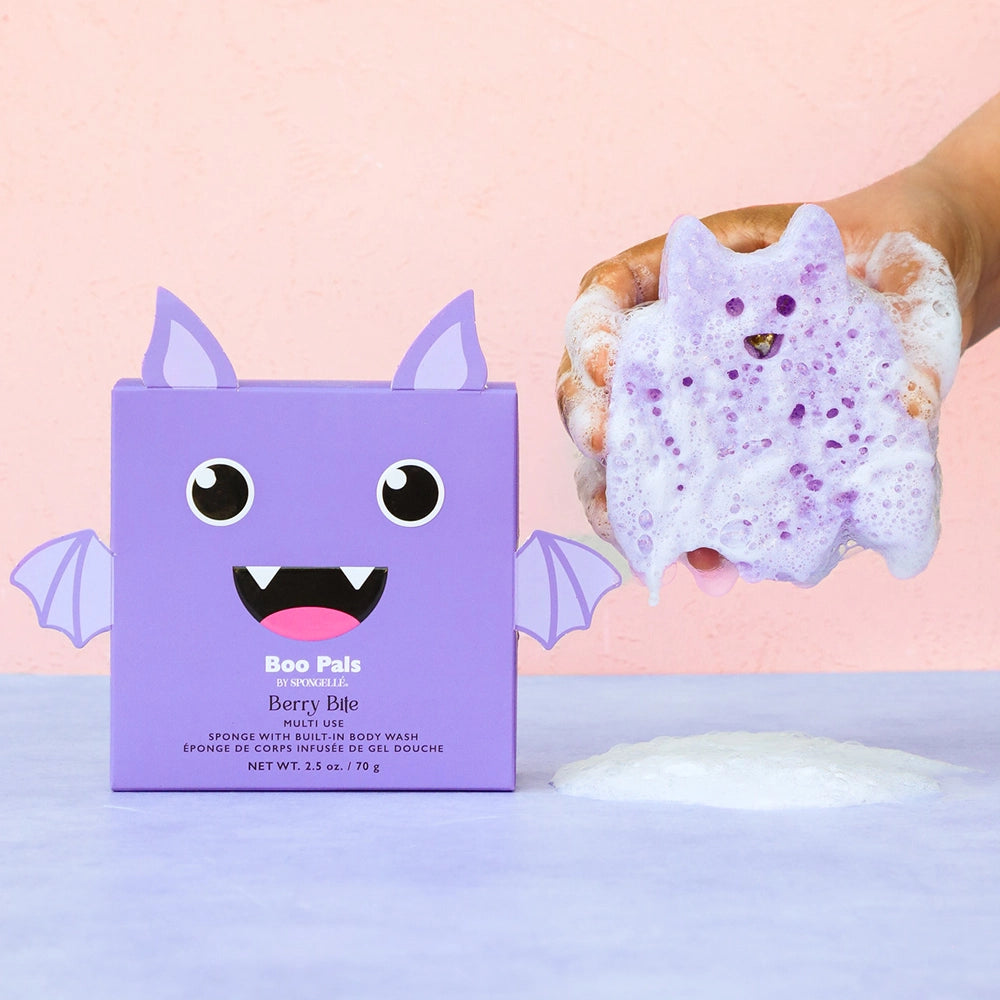 Spooky Bath Companion Sponges - Ghost, Bat, Pumpkin