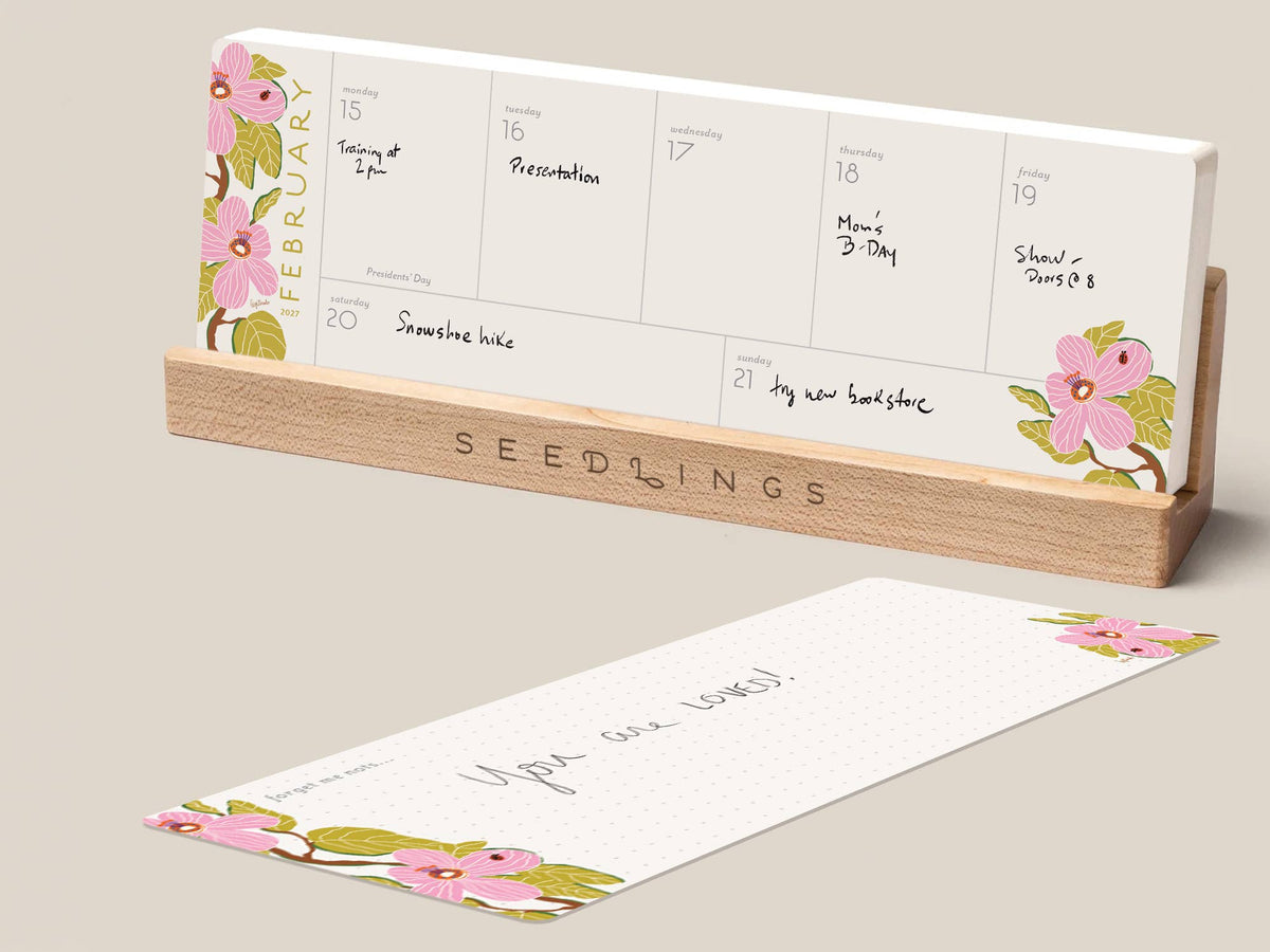 2027 Soft Days Ahead Weekly Desk Planner