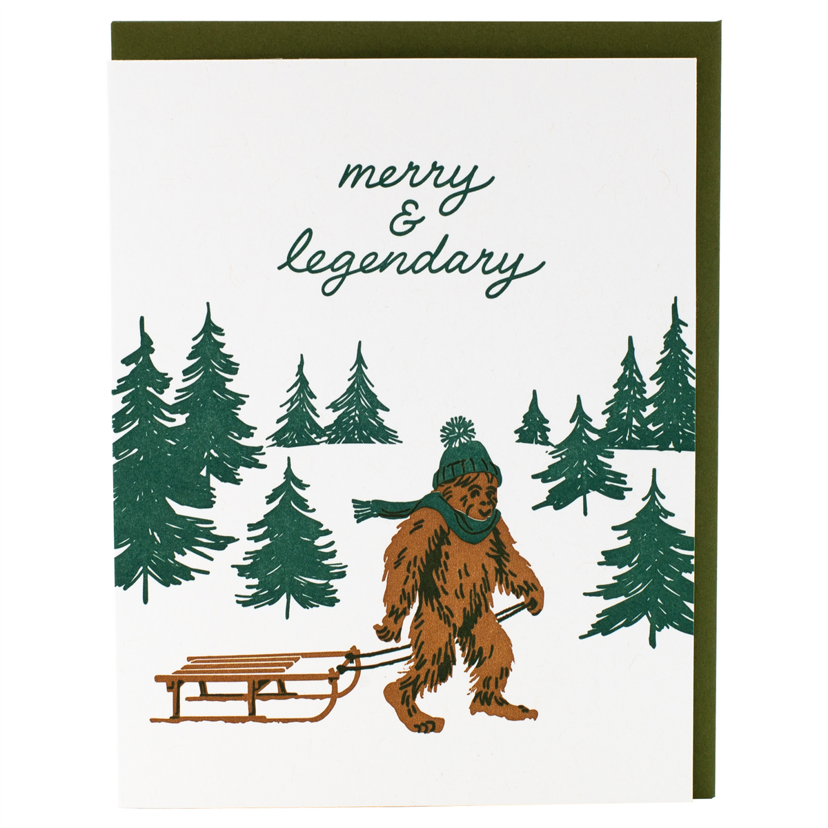 Merry & Legendary Sasquatch Card
