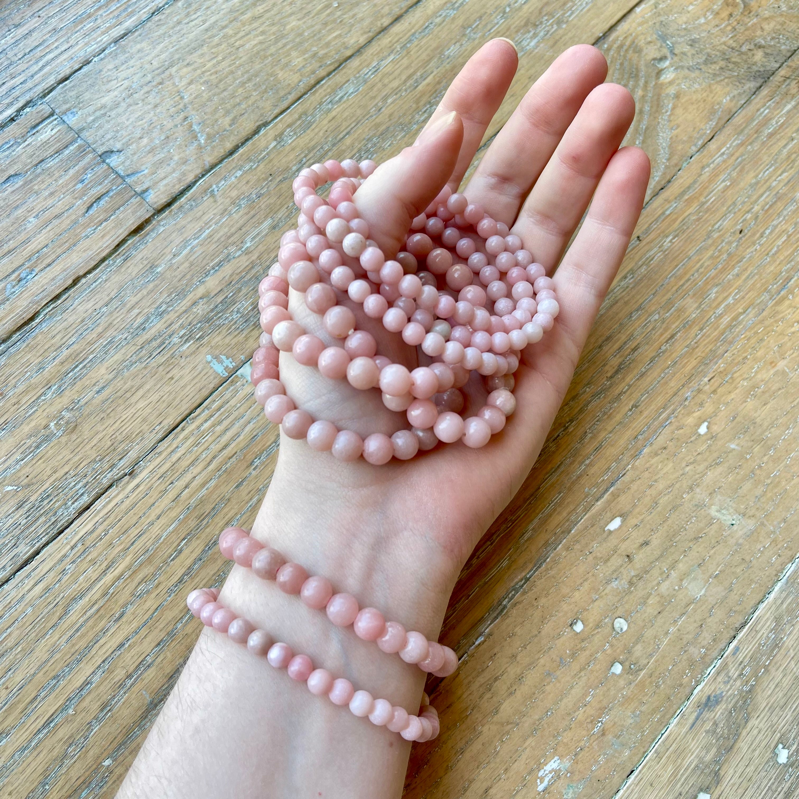 Pink Opal - Crystal Bracelet