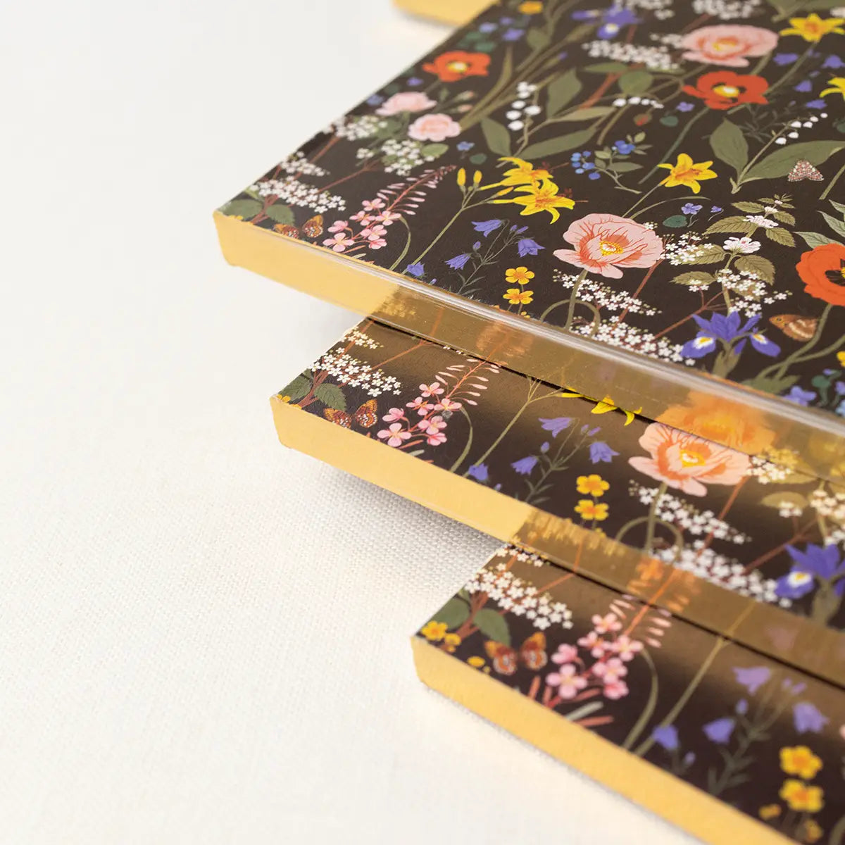 Wild Flowers Gold-Edge Notebook