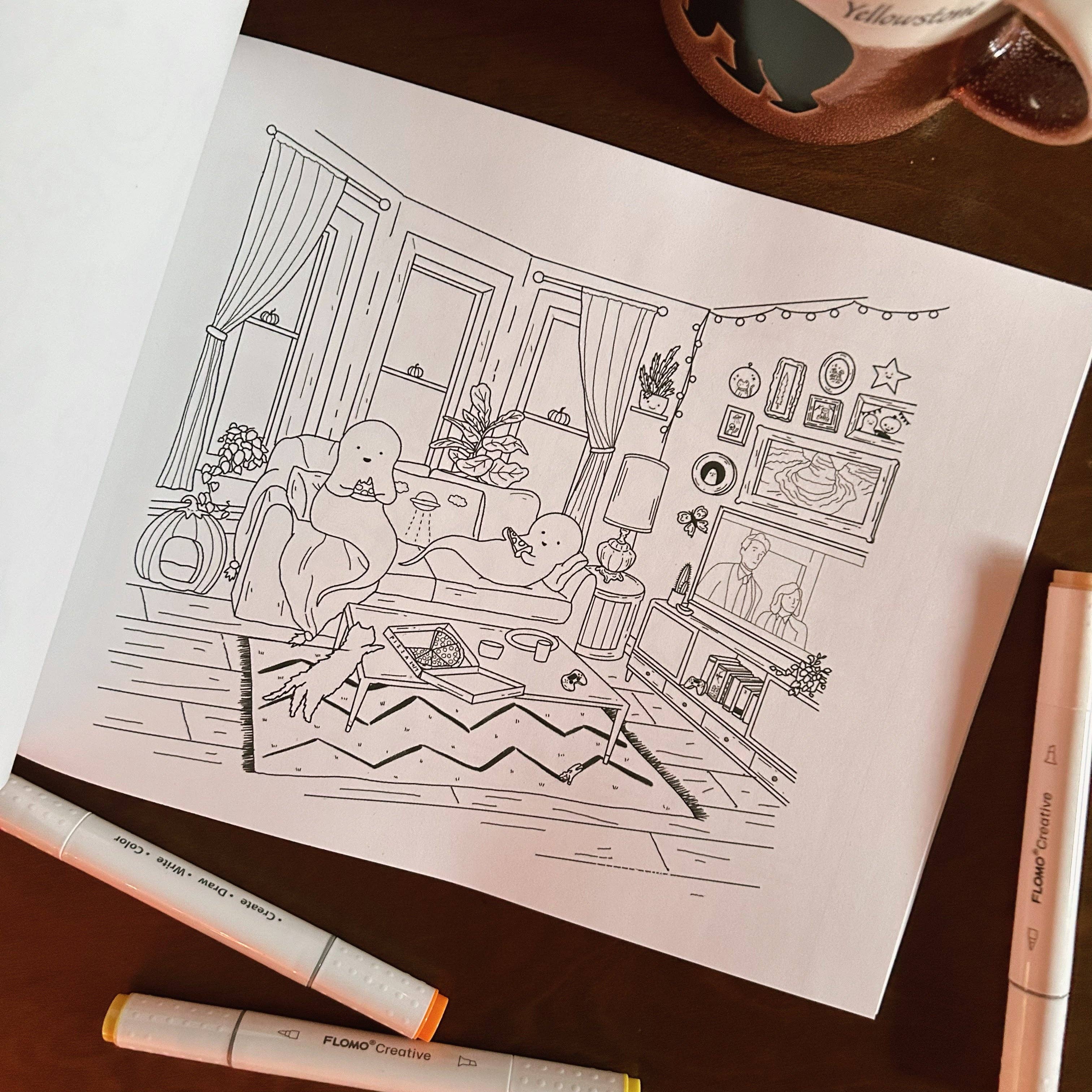Little Spooky Studio Coloring Book