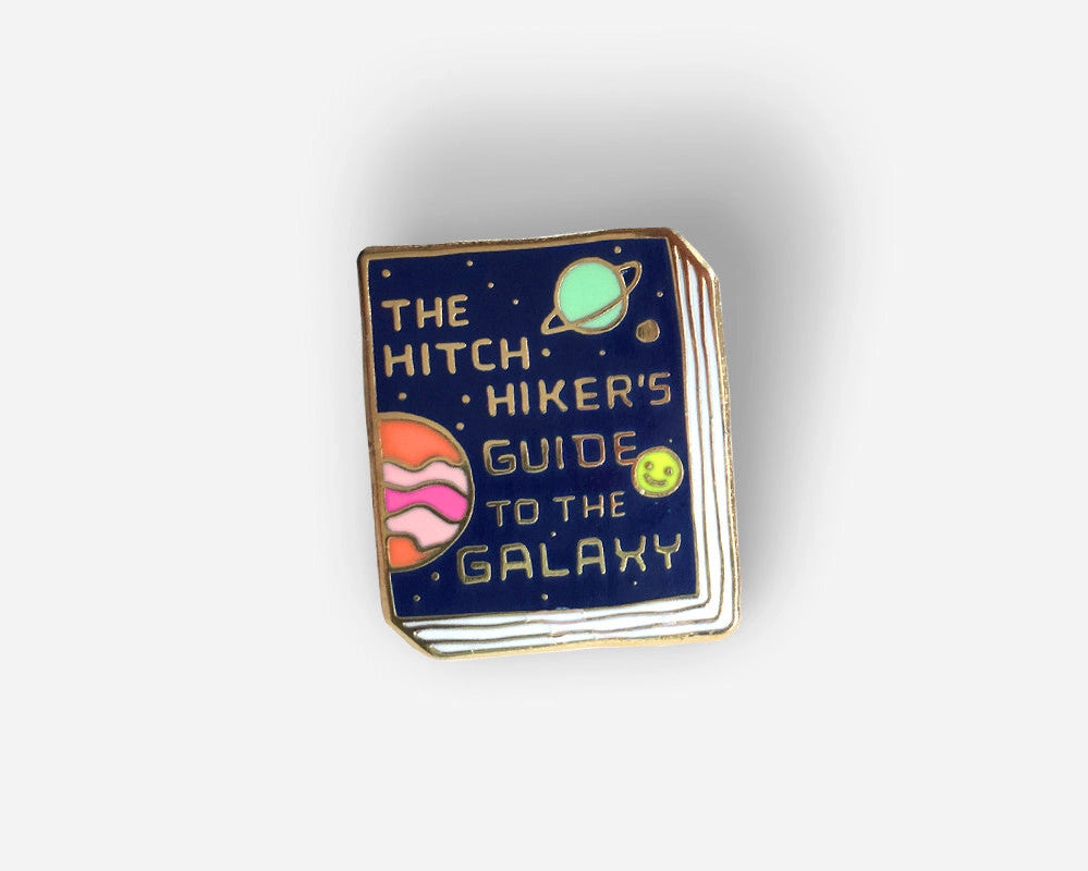 The Hitchhiker's Guide To The Galaxy Book Pin