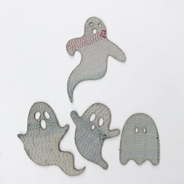 Spooky Iron-On Kantha Patches