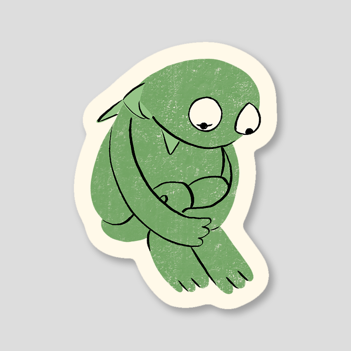 Sad Kermit Sticker