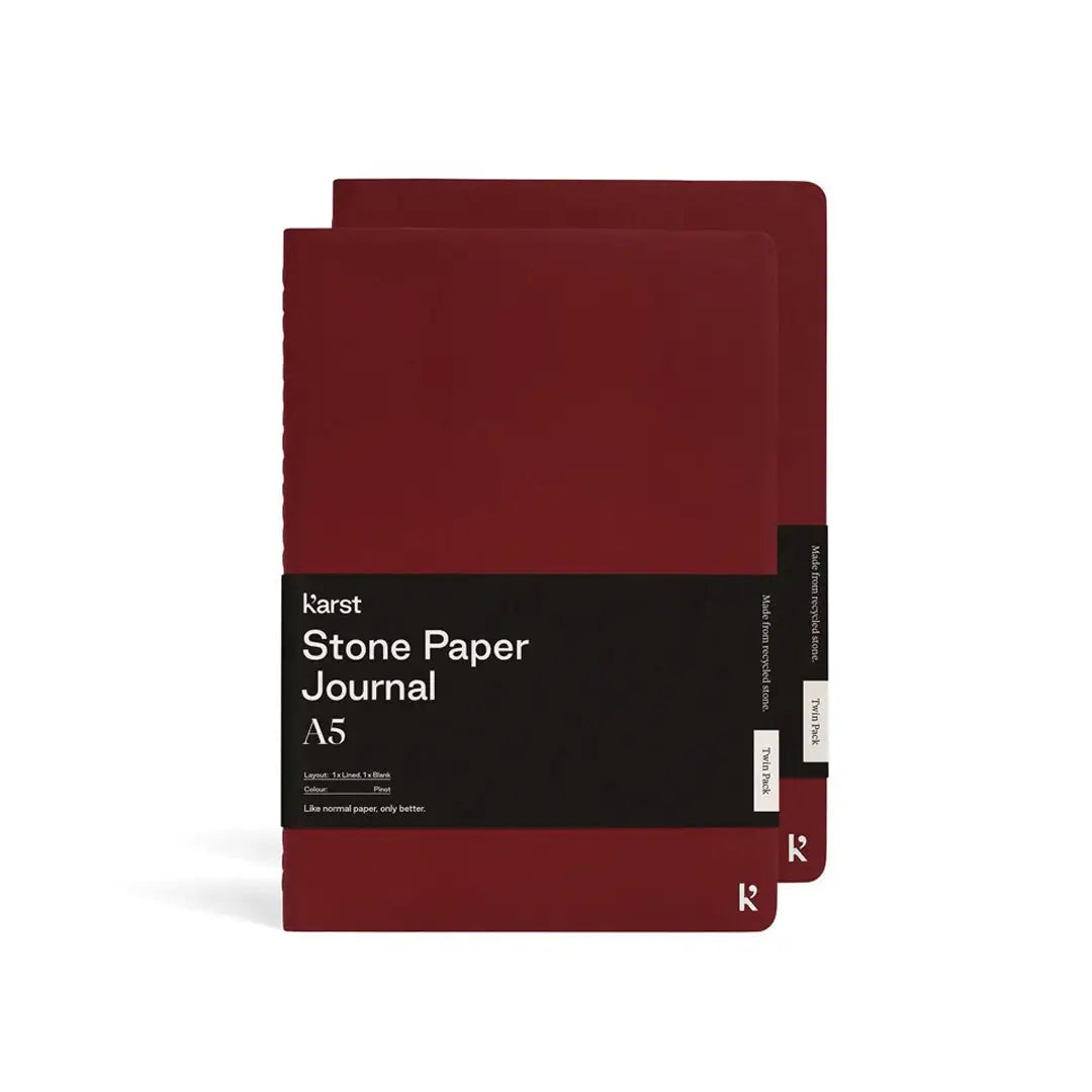 Karst A5 Stone Paper Notebook Set - 7 Colors