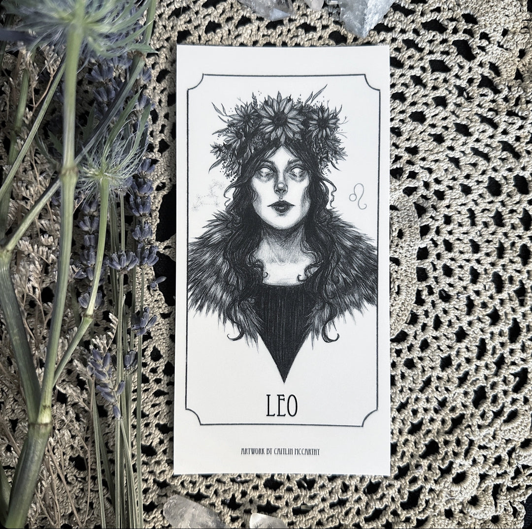 Leo Devotional Candle Sticker