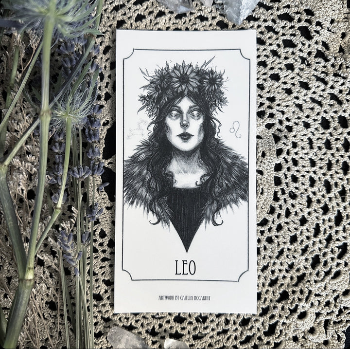 Leo Devotional Candle Sticker