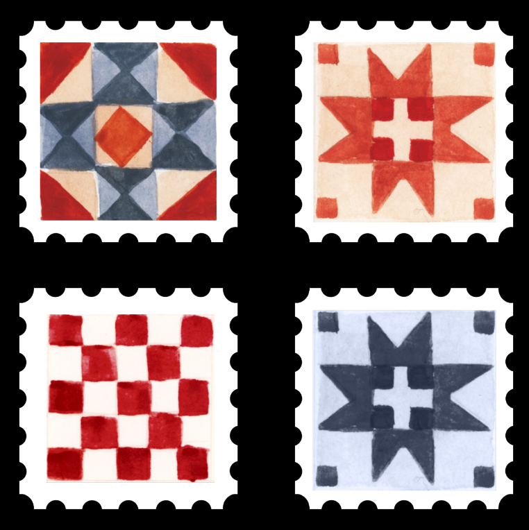 Les Miserables Quilts Sticker Sheet