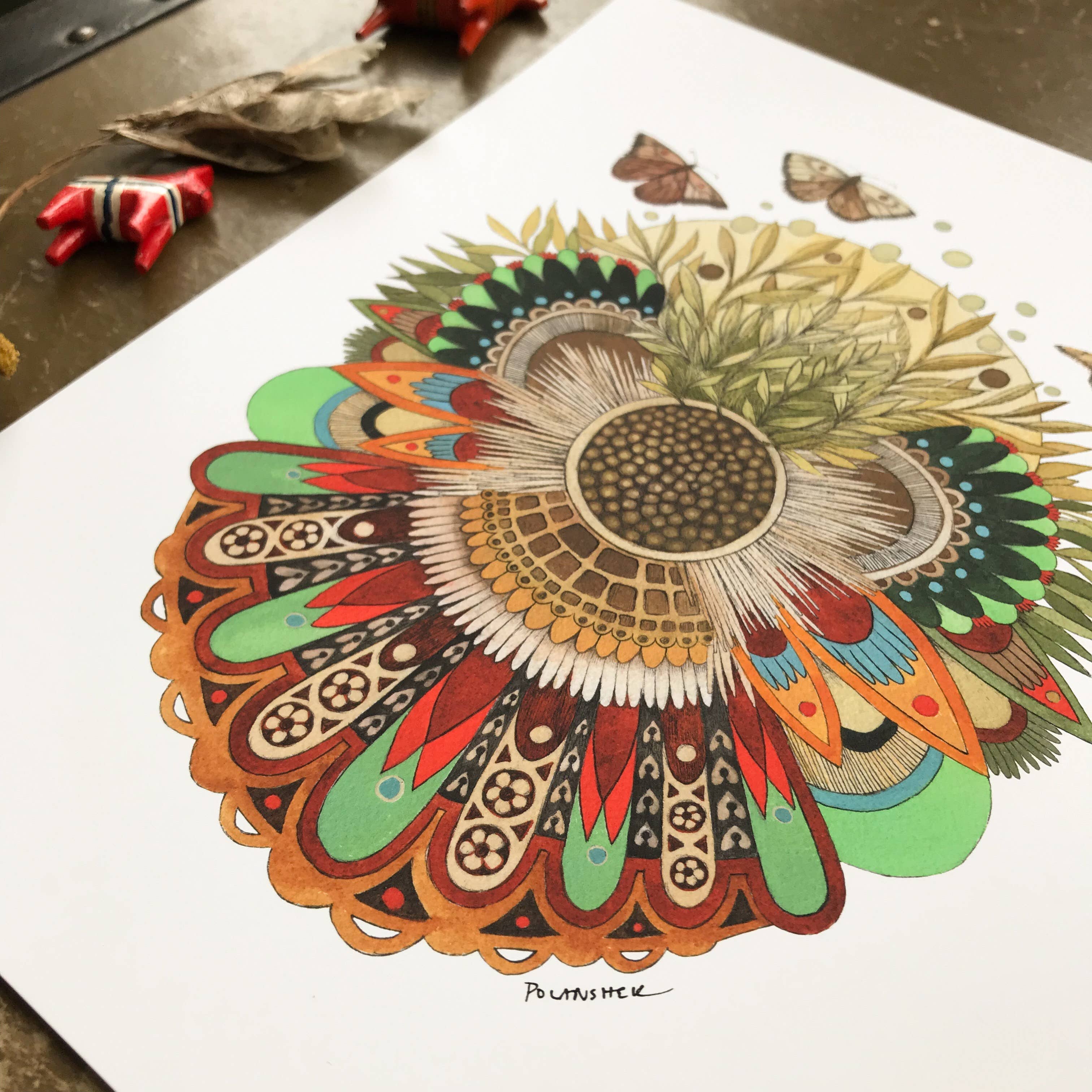 Collector: Flutter Print - 8" x 10"