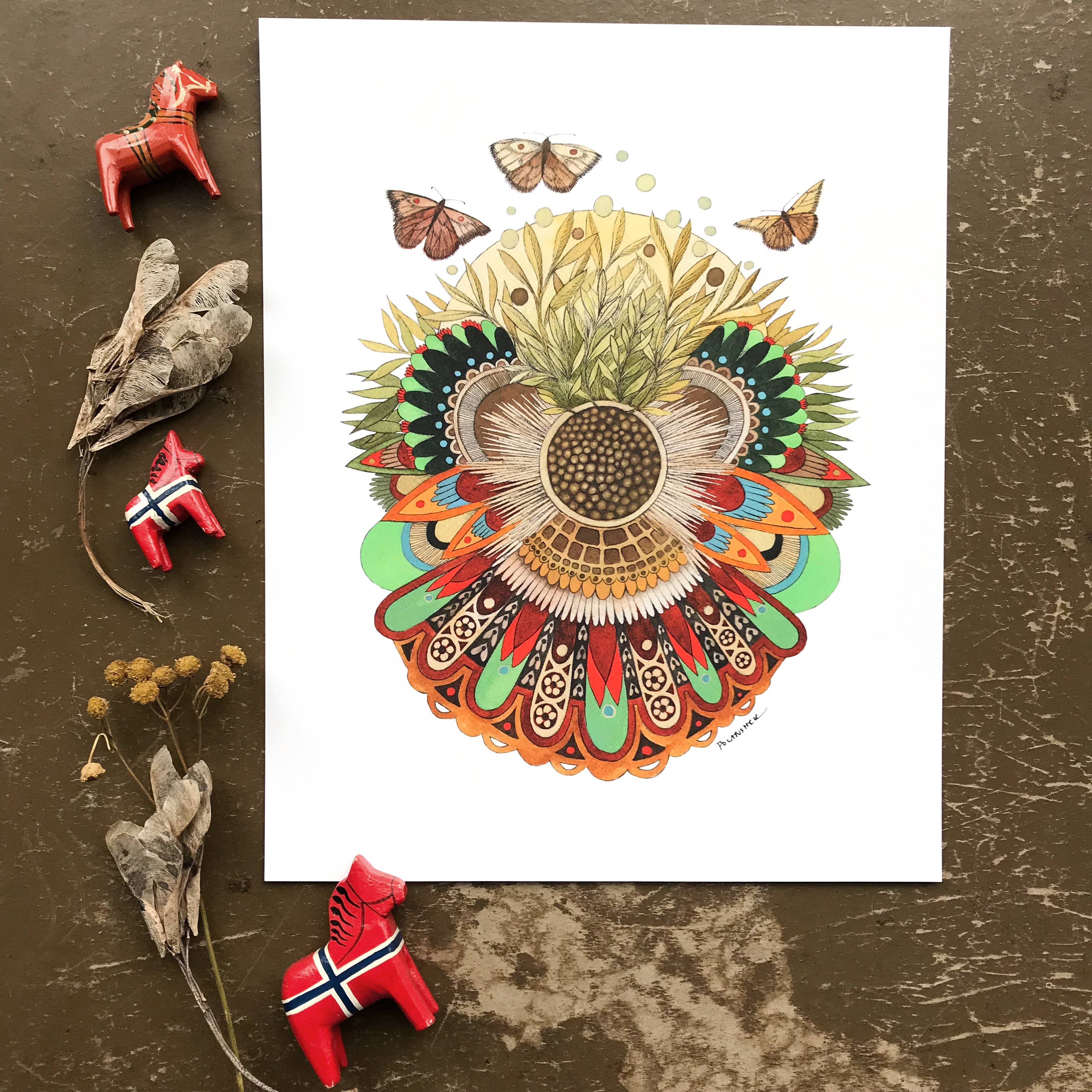 Collector: Flutter Print - 8" x 10"