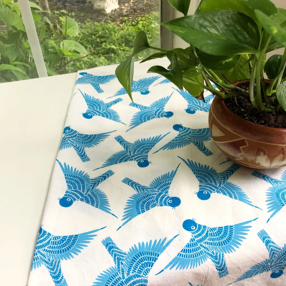 Gingiber Bluebird Tea Towel
