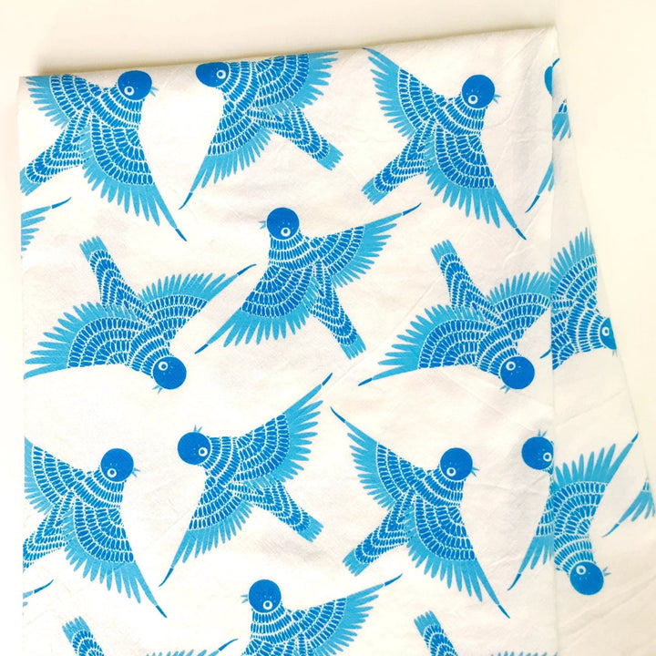 Gingiber Bluebird Tea Towel