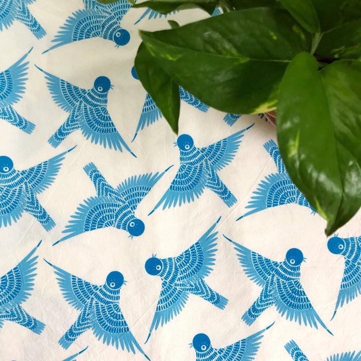 Gingiber Bluebird Tea Towel