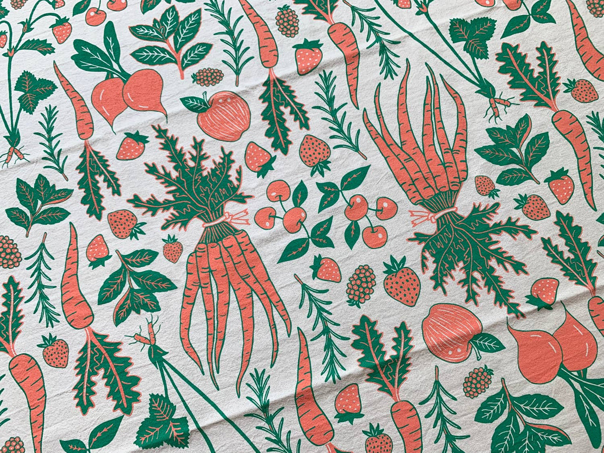 Fruit & Veggies Tea Towel