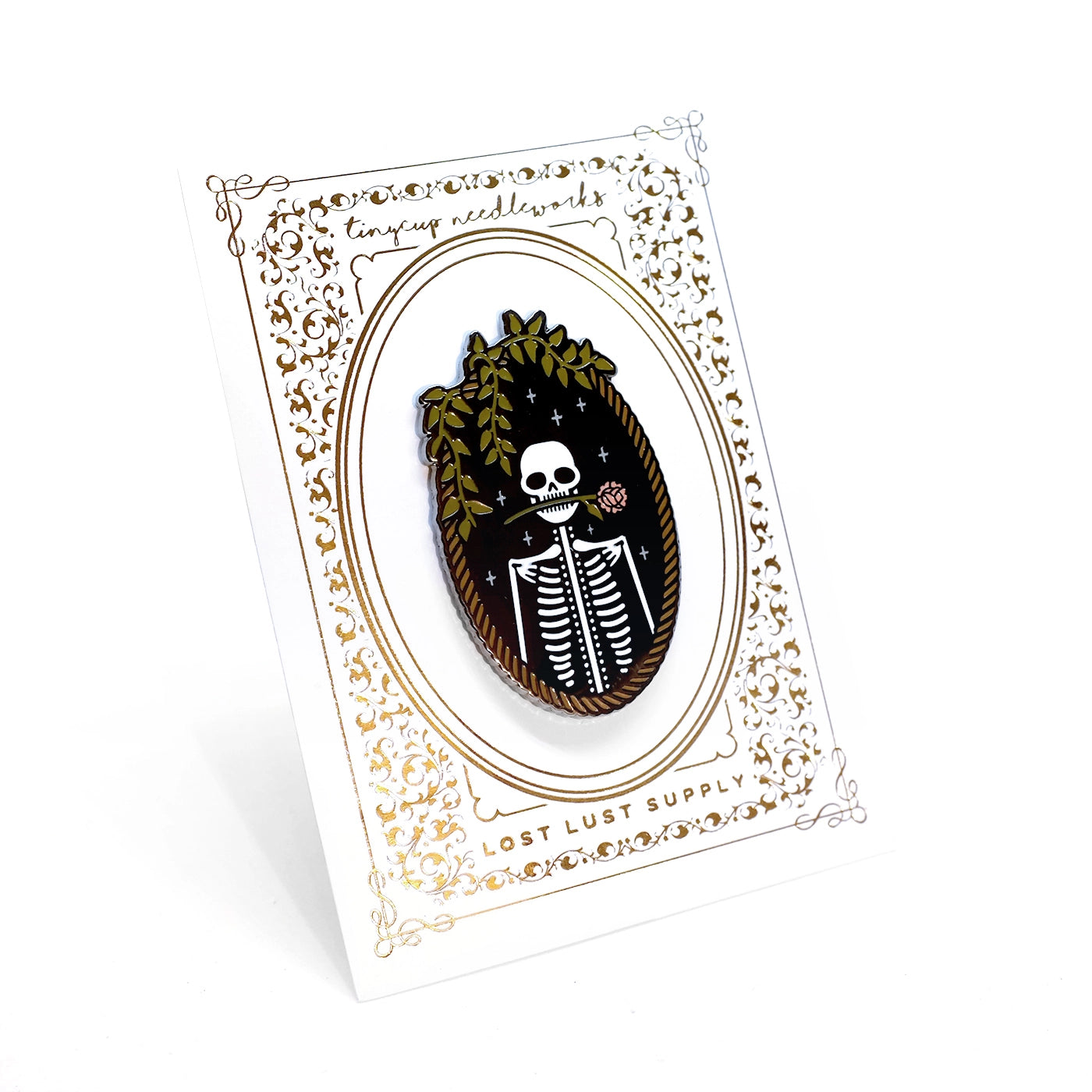 Jackie the Skeleton Pin